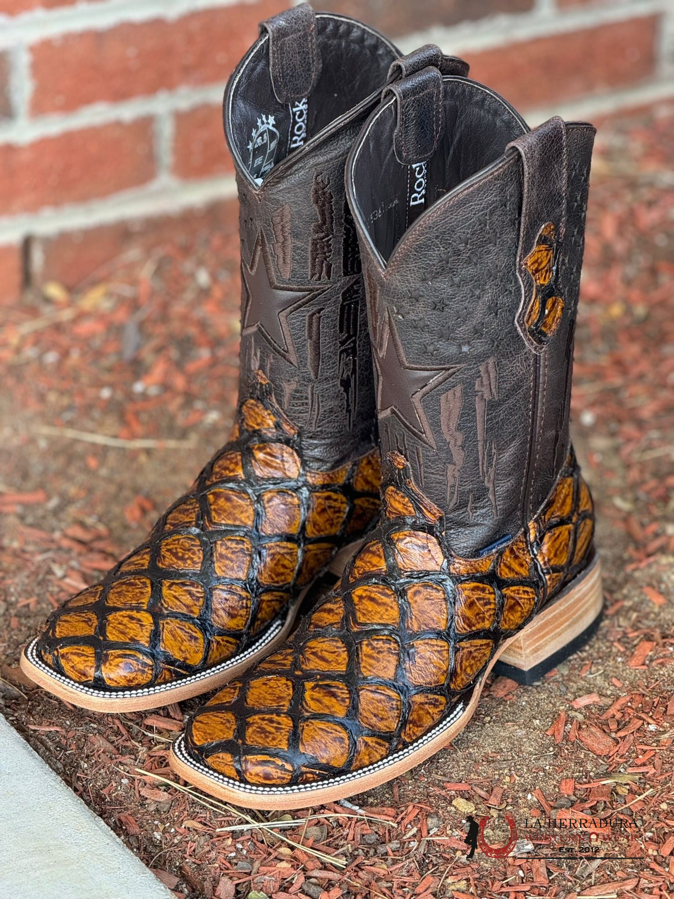 Mens Clon Pez Piraruco Honey Miel Botas Hombres