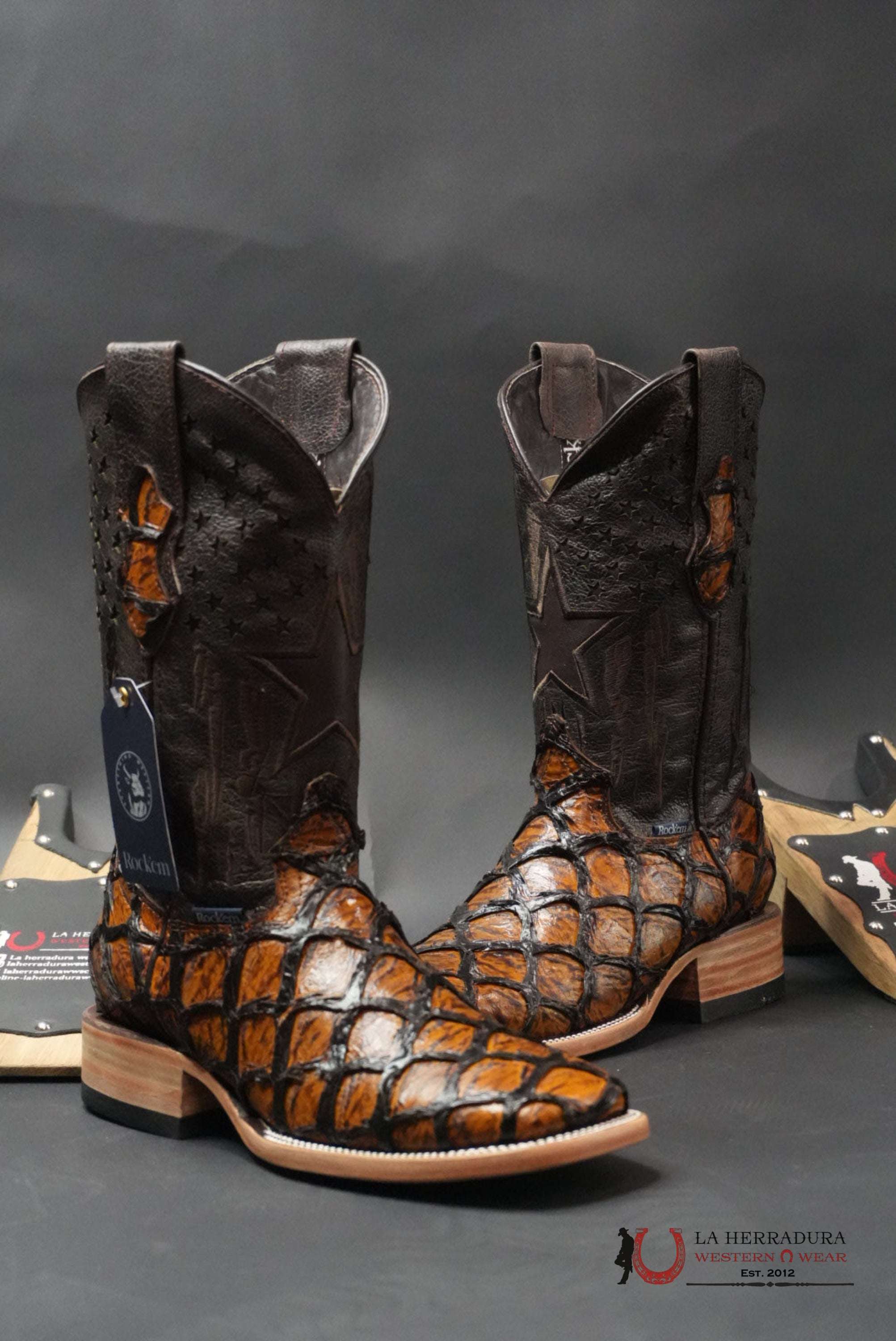 MENS CLON PEZ PIRARUCO HONEY MIEL BOTAS HOMBRES