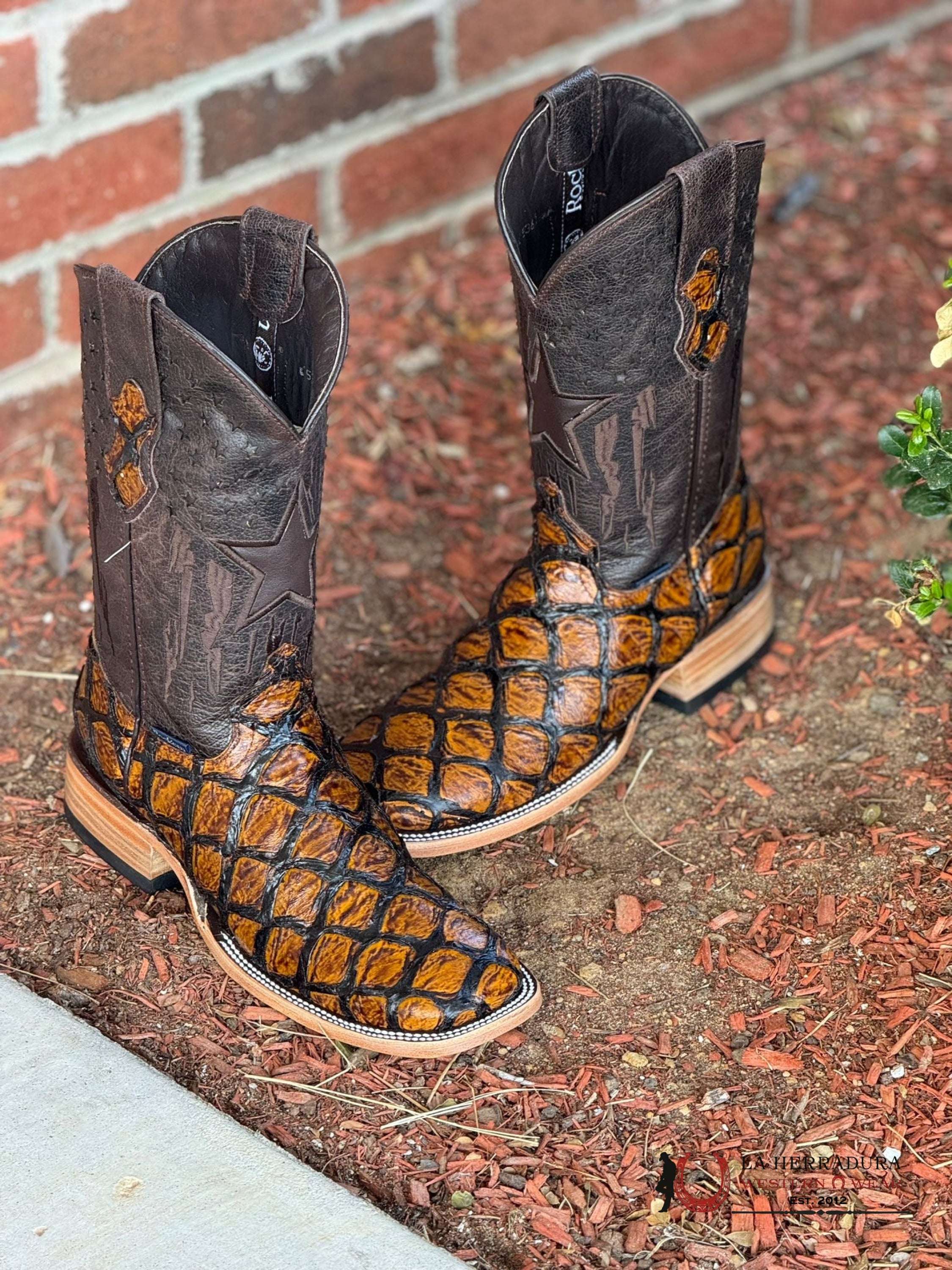 Mens Clon Pez Piraruco Honey Miel Botas Hombres