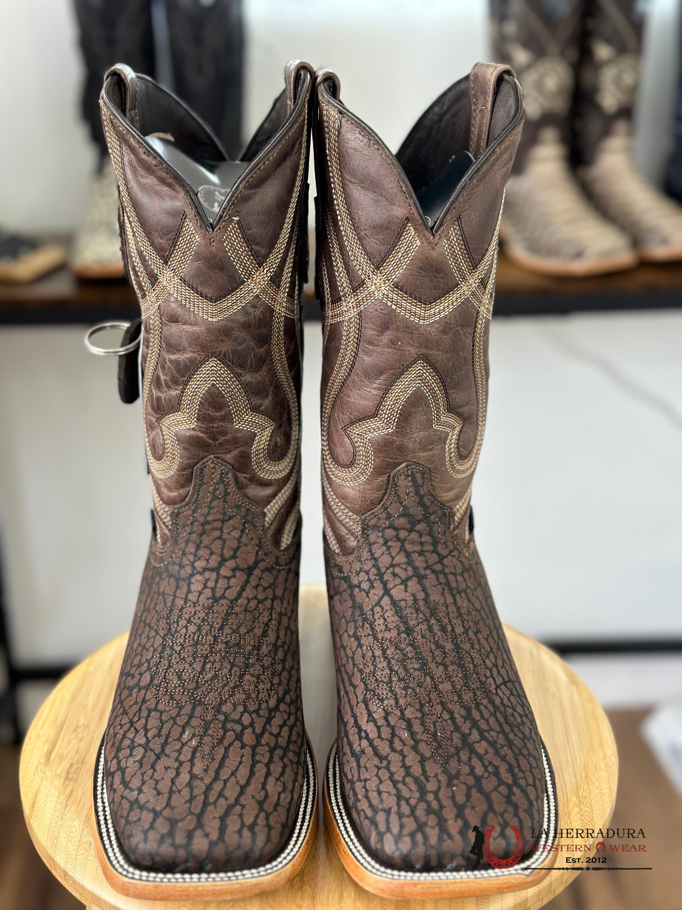 Mens Est. Australia Toro Brown Boot Botas Hombres