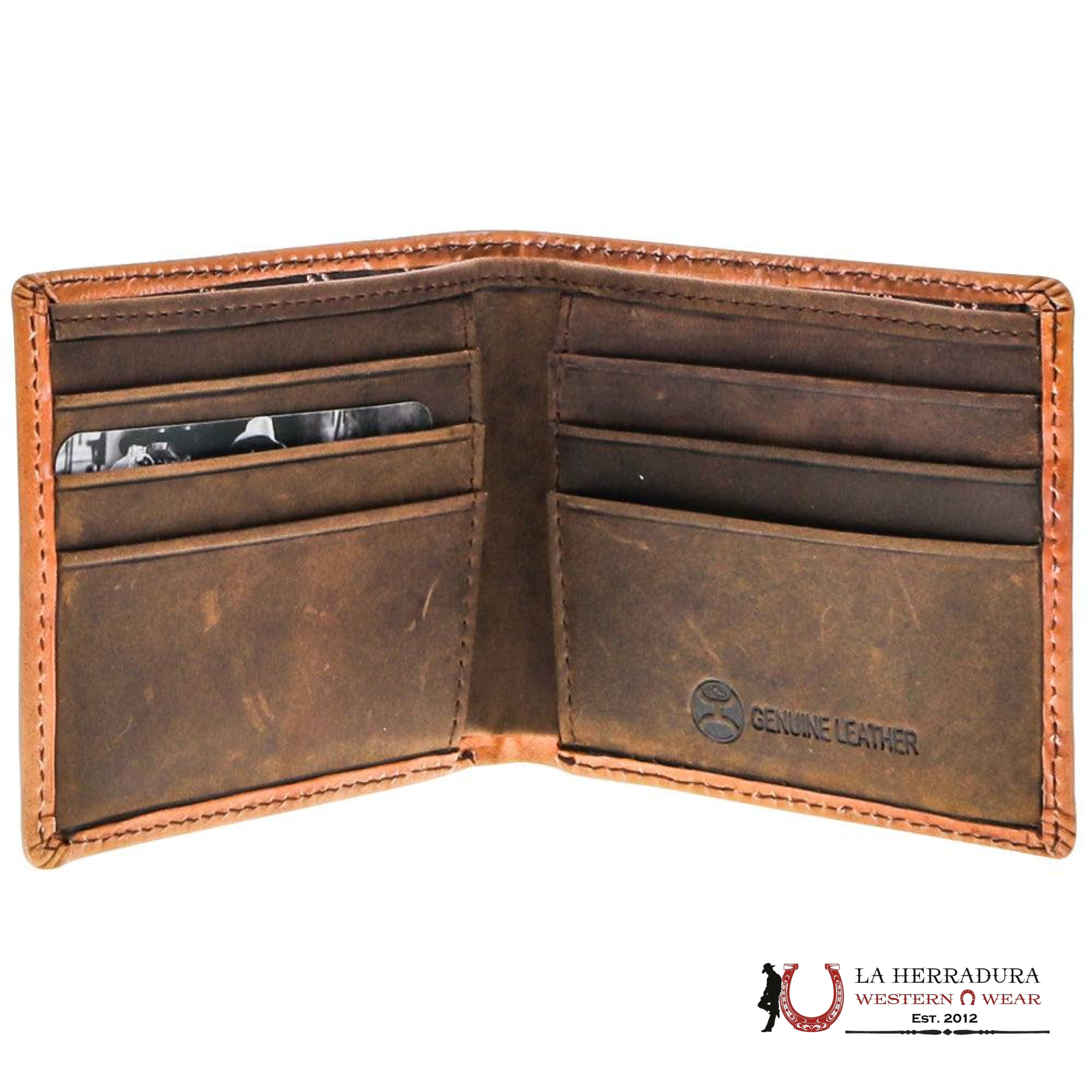 MENS HOOEY TURQOUISE BI-FOLD WALLET- HBF017-TNTQ ACCESORIOS