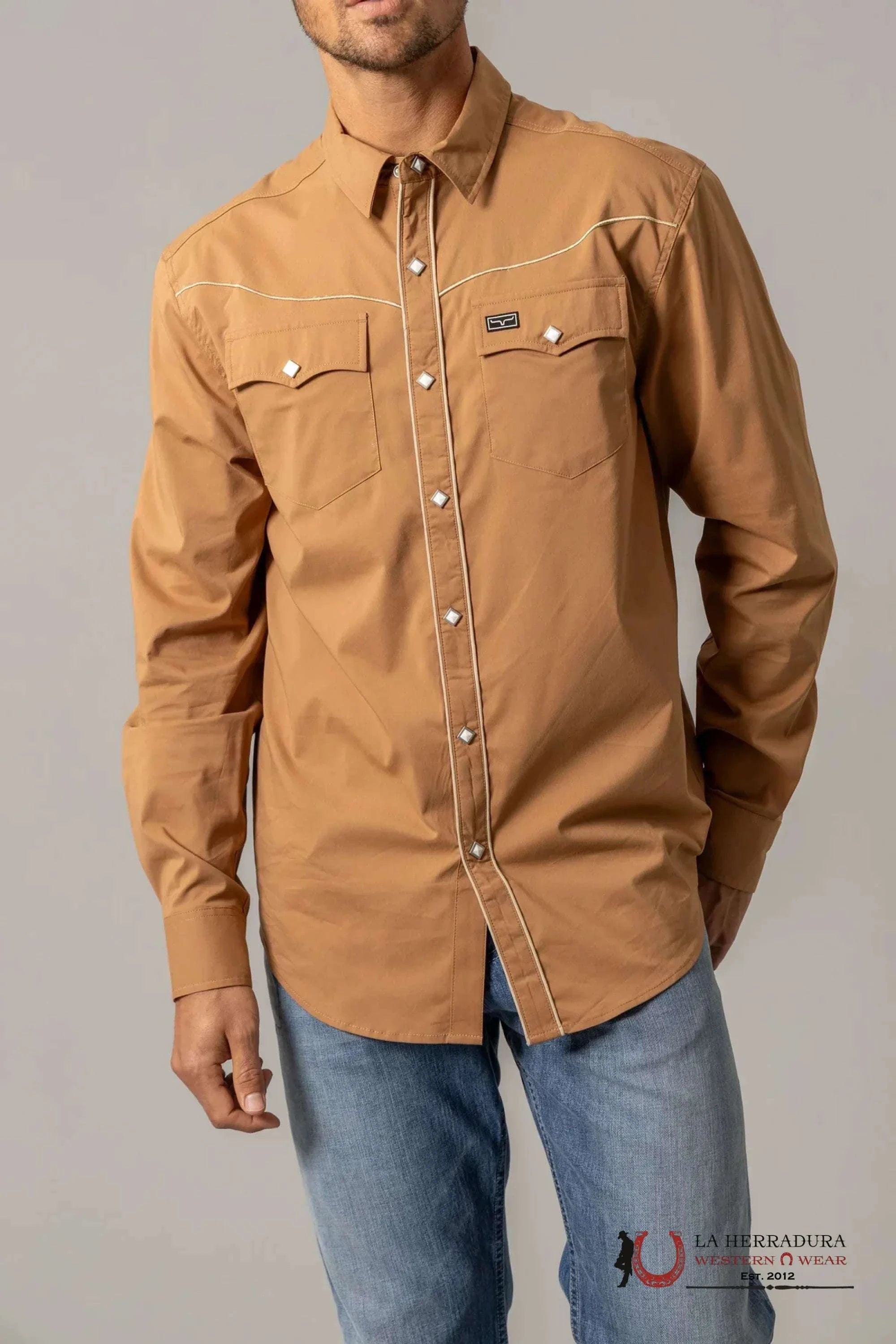 Men’s Kim Ranch Long Sleeve Button Up Laneboro Shirt ROPA HOMBRES
