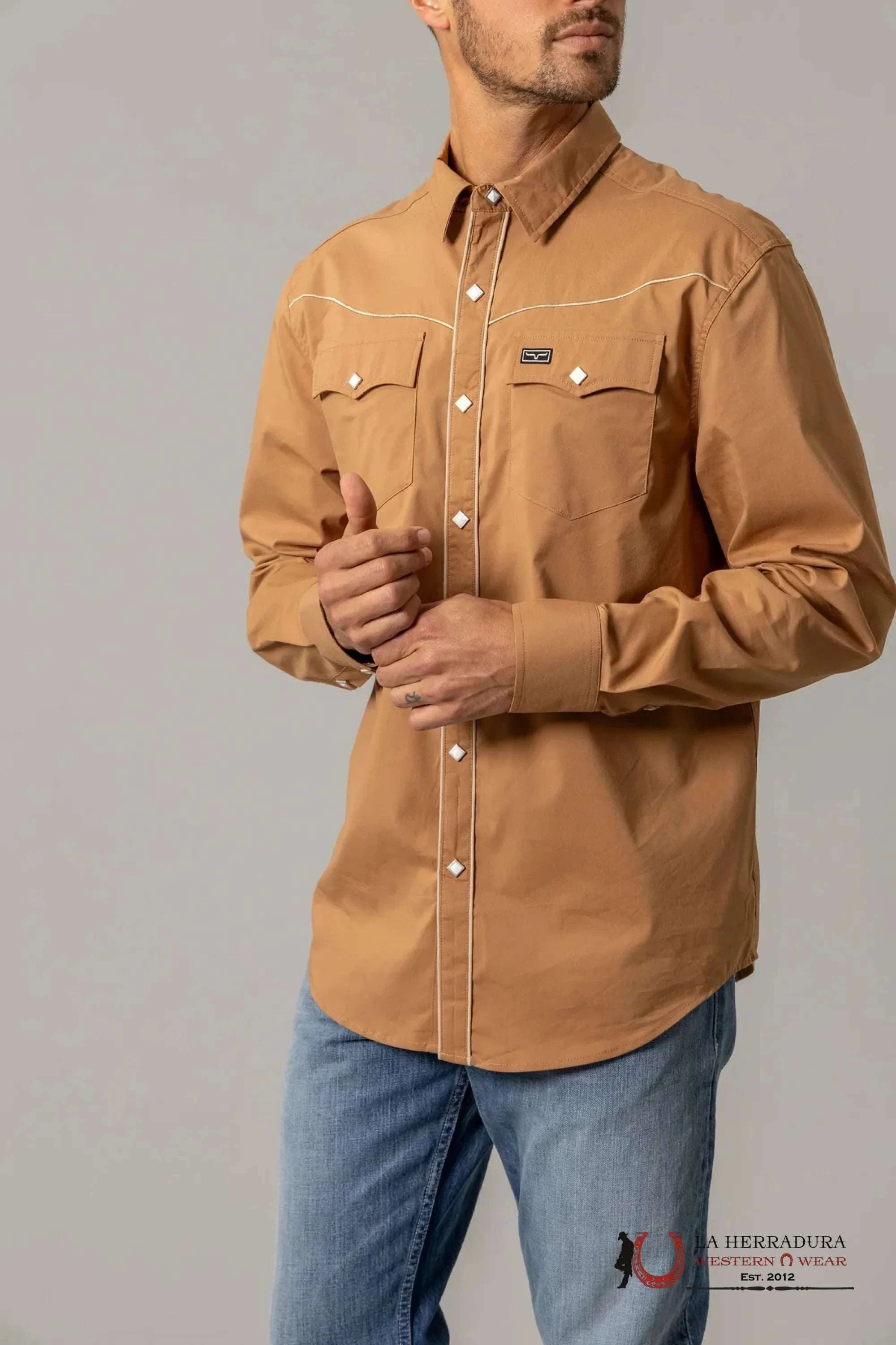 Men’s Kim Ranch Long Sleeve Button Up Laneboro Shirt ROPA HOMBRES
