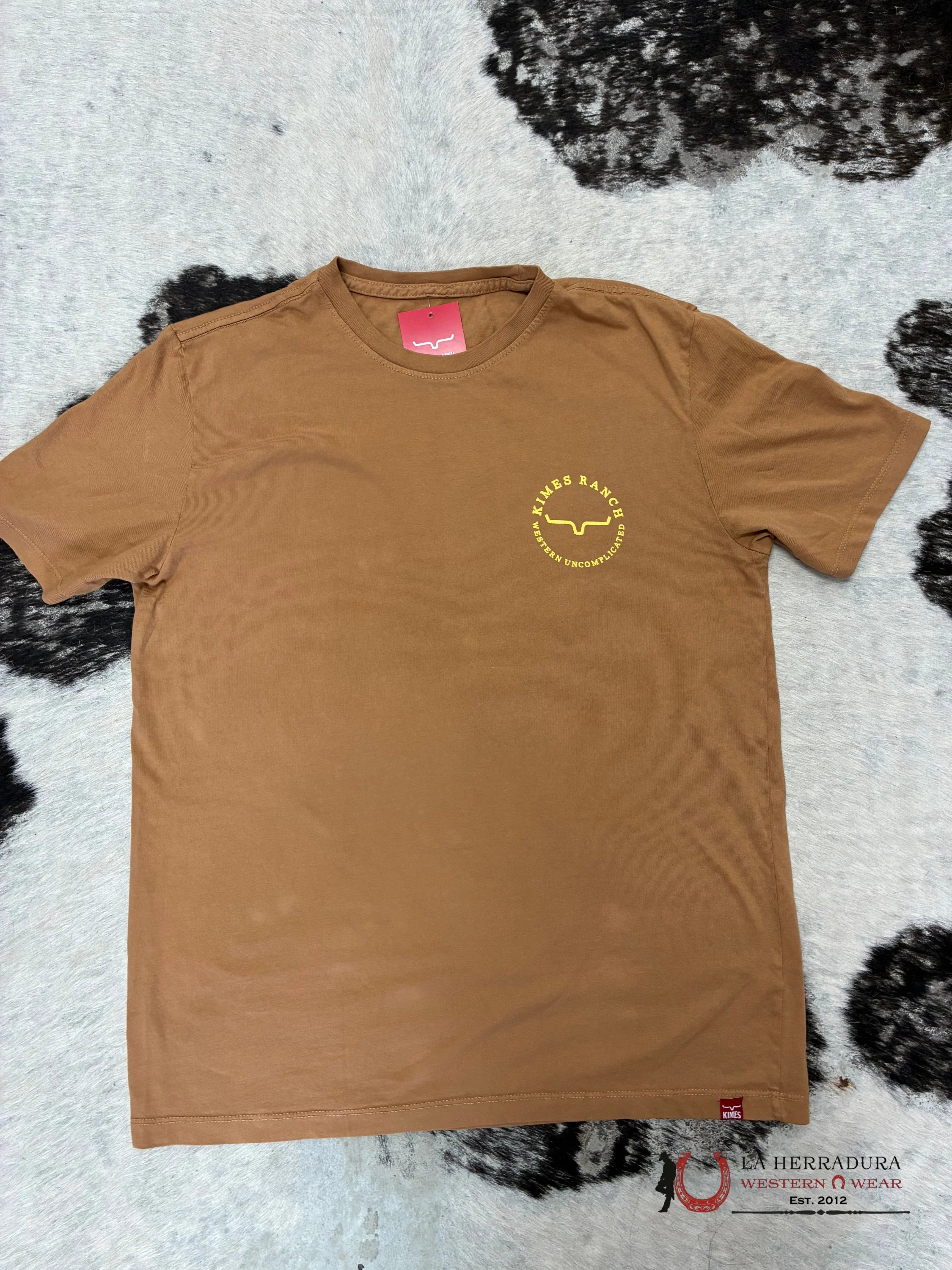 MENS KIMES BROWN T-SHIRT 1956 ROPA HOMBRES