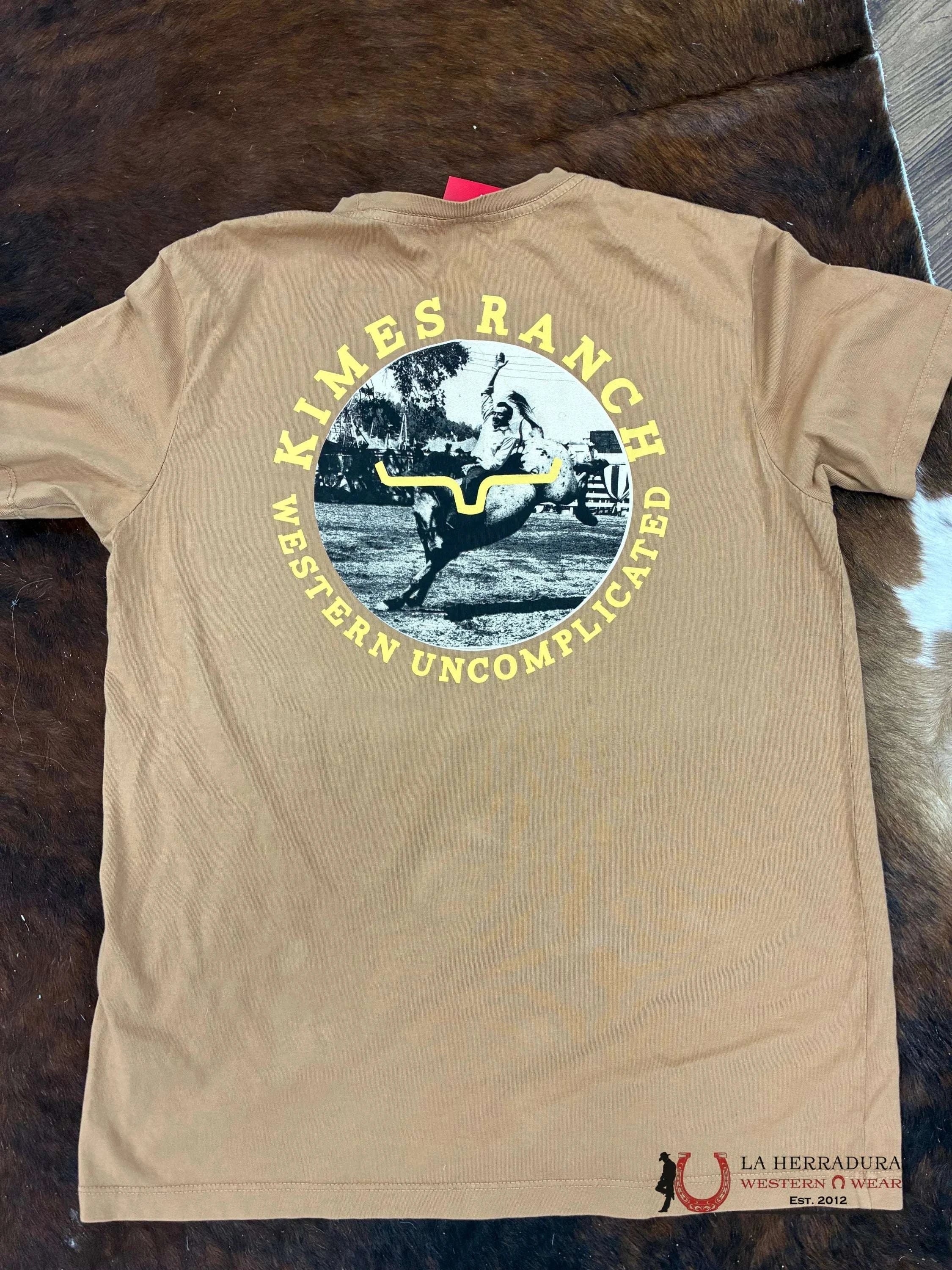 MENS KIMES BROWN T-SHIRT 1956 ROPA HOMBRES