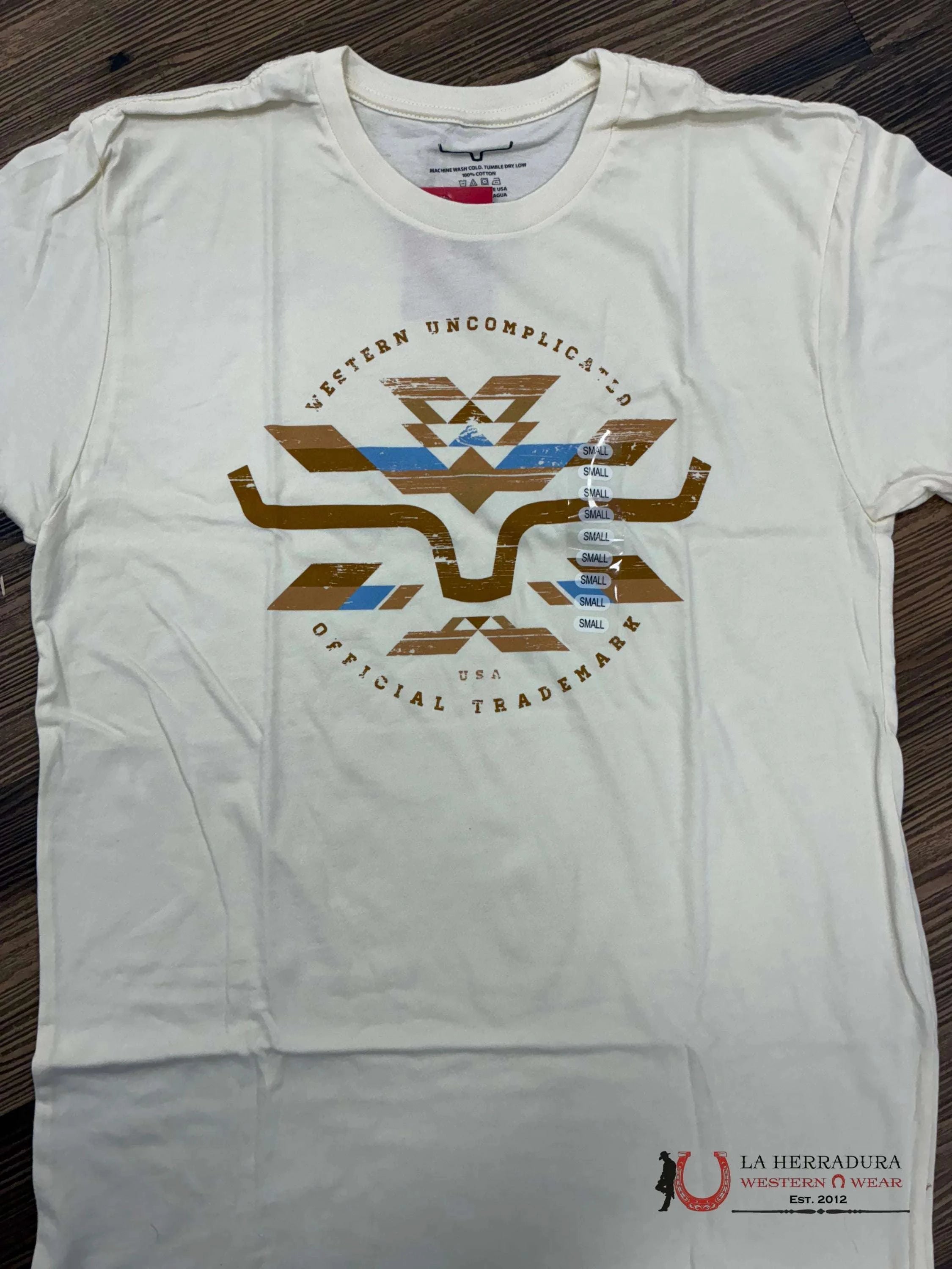 MENS KIMES CIRCULAR SERAPE T-SHIRT TAN ROPA HOMBRES
