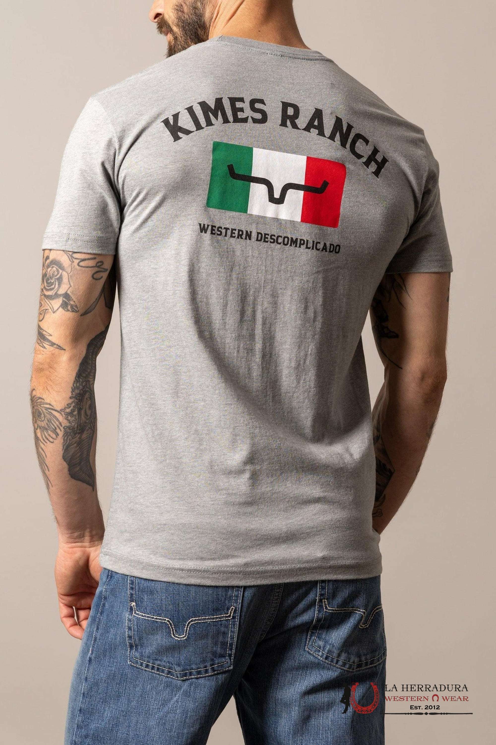 MENS KIMS RANCH - BANDERA DARK GREY HEATHER ROPA HOMBRES