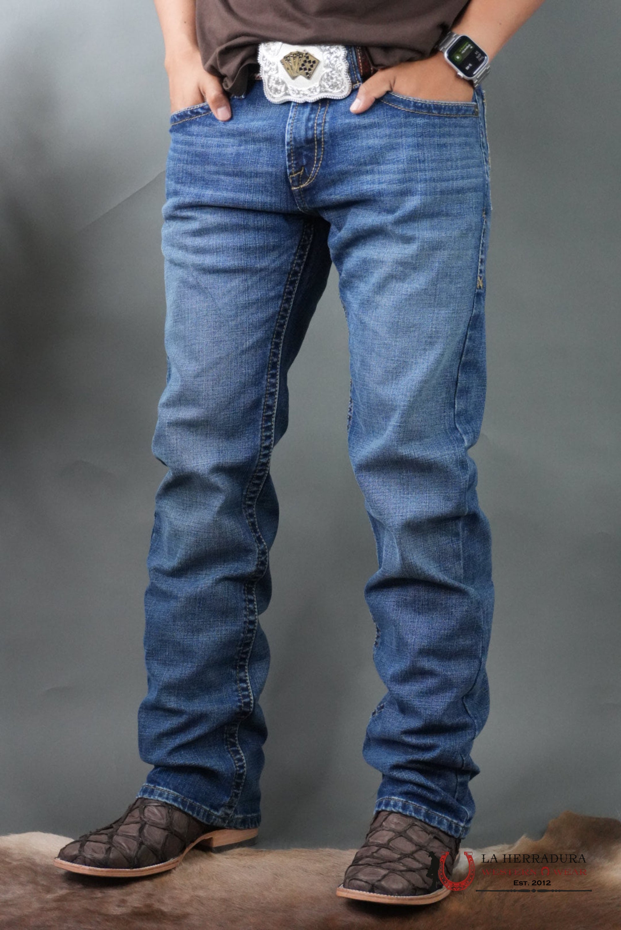 MENS M7 ARIAT WASH HEATH SLIM FIT STRAIGHT LEG BOOT CUT JEANS 1398 ARIAT JEANS