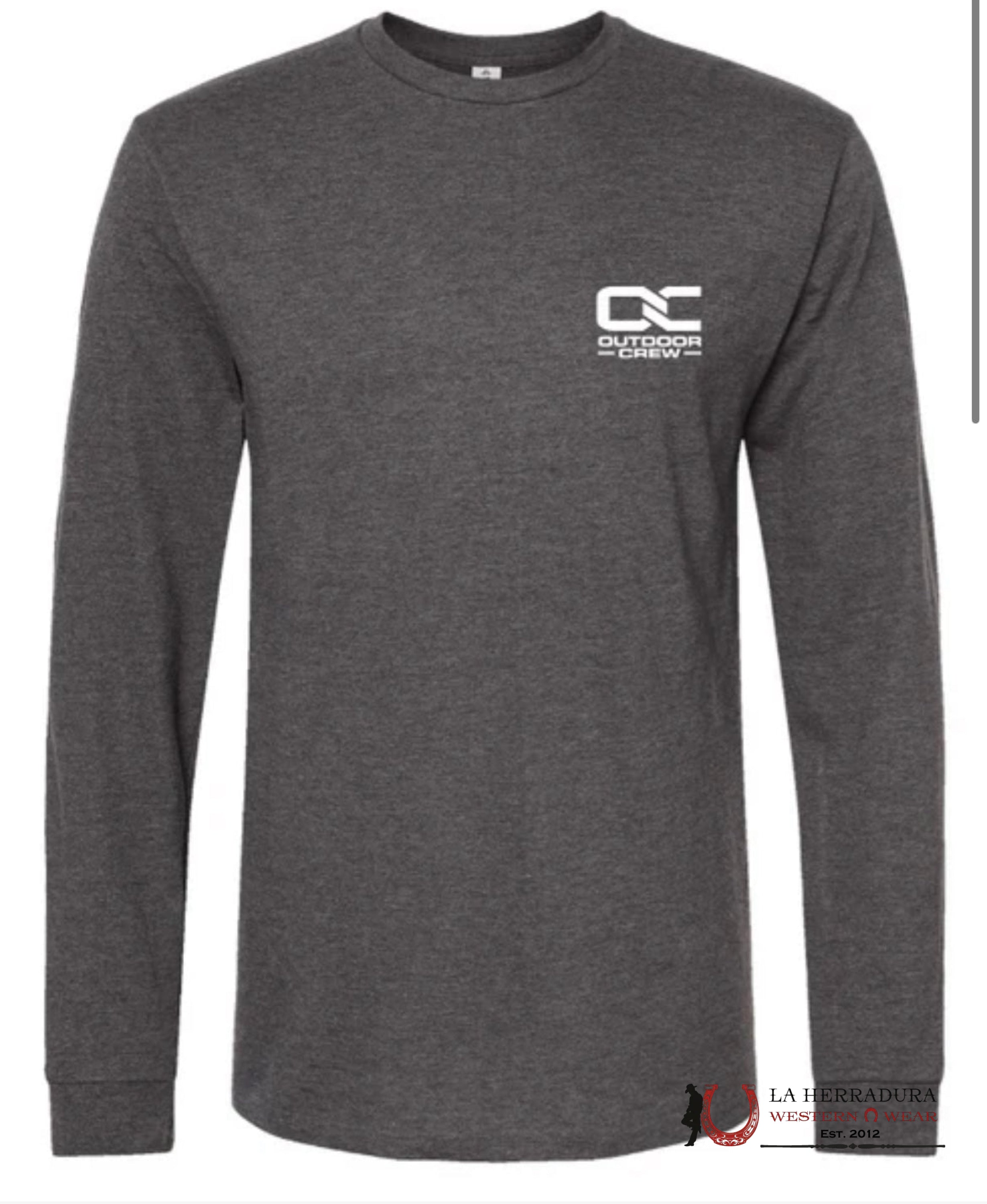 MENS OUTDOOR CREEK- ROAMER HEATHER CHARCOAL LONG SLEEVE ROPA HOMBRES