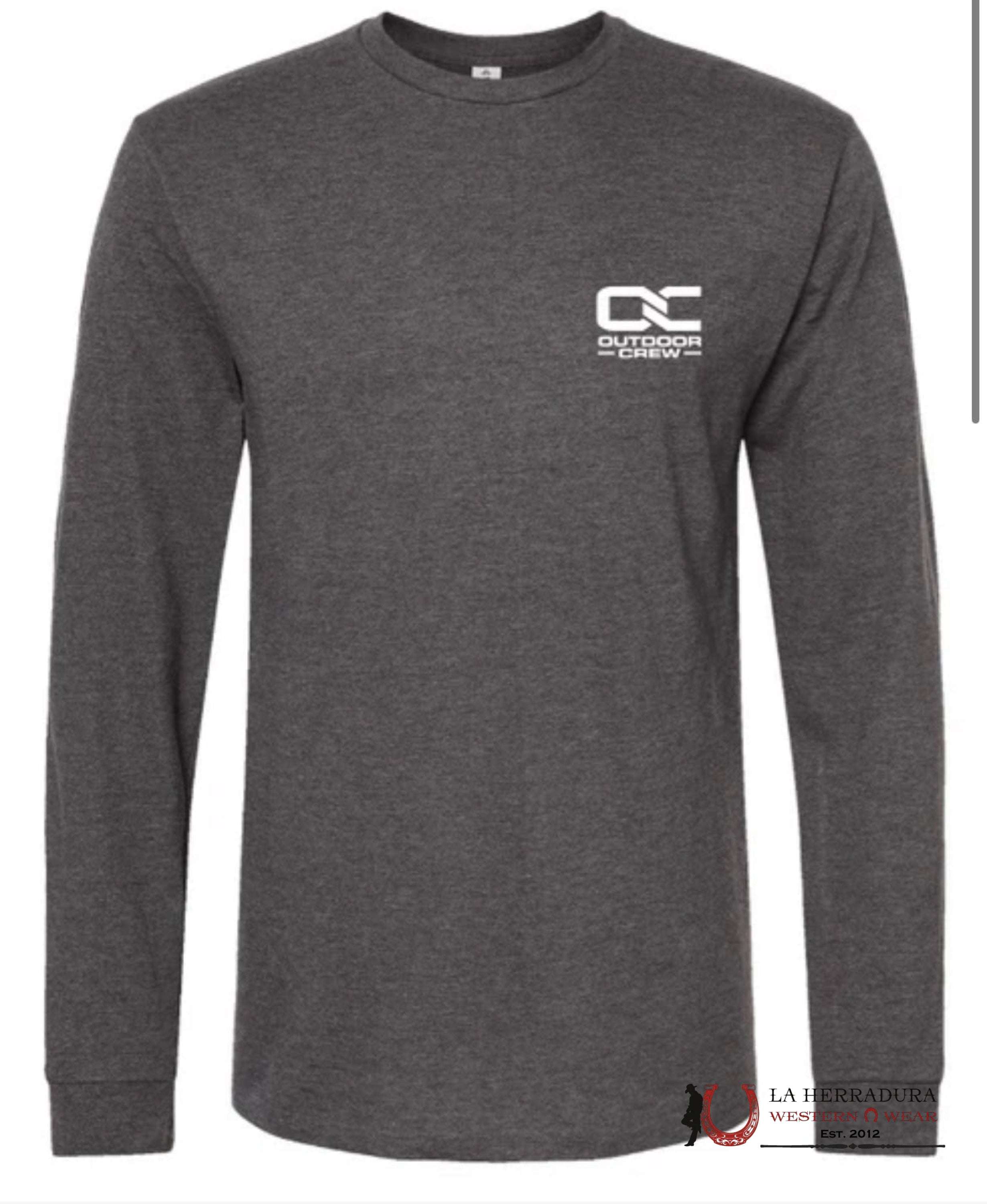 MENS OUTDOOR CREEK- ROAMER HEATHER CHARCOAL LONG SLEEVE ROPA HOMBRES