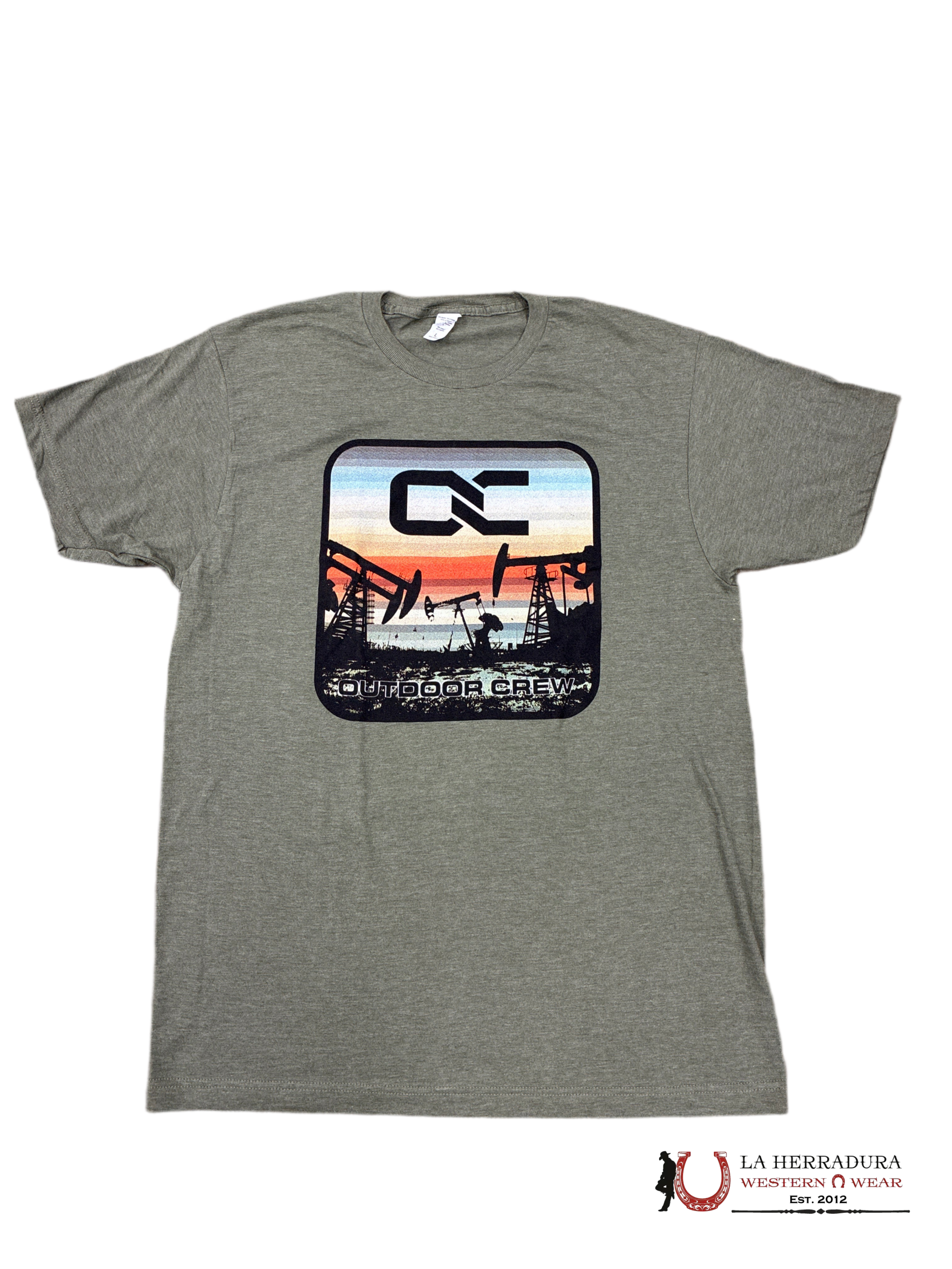 MENS OUTDOOR CREEK- WELL GREEN CONSTRUCTION SITE TSHIRT ROPA HOMBRES