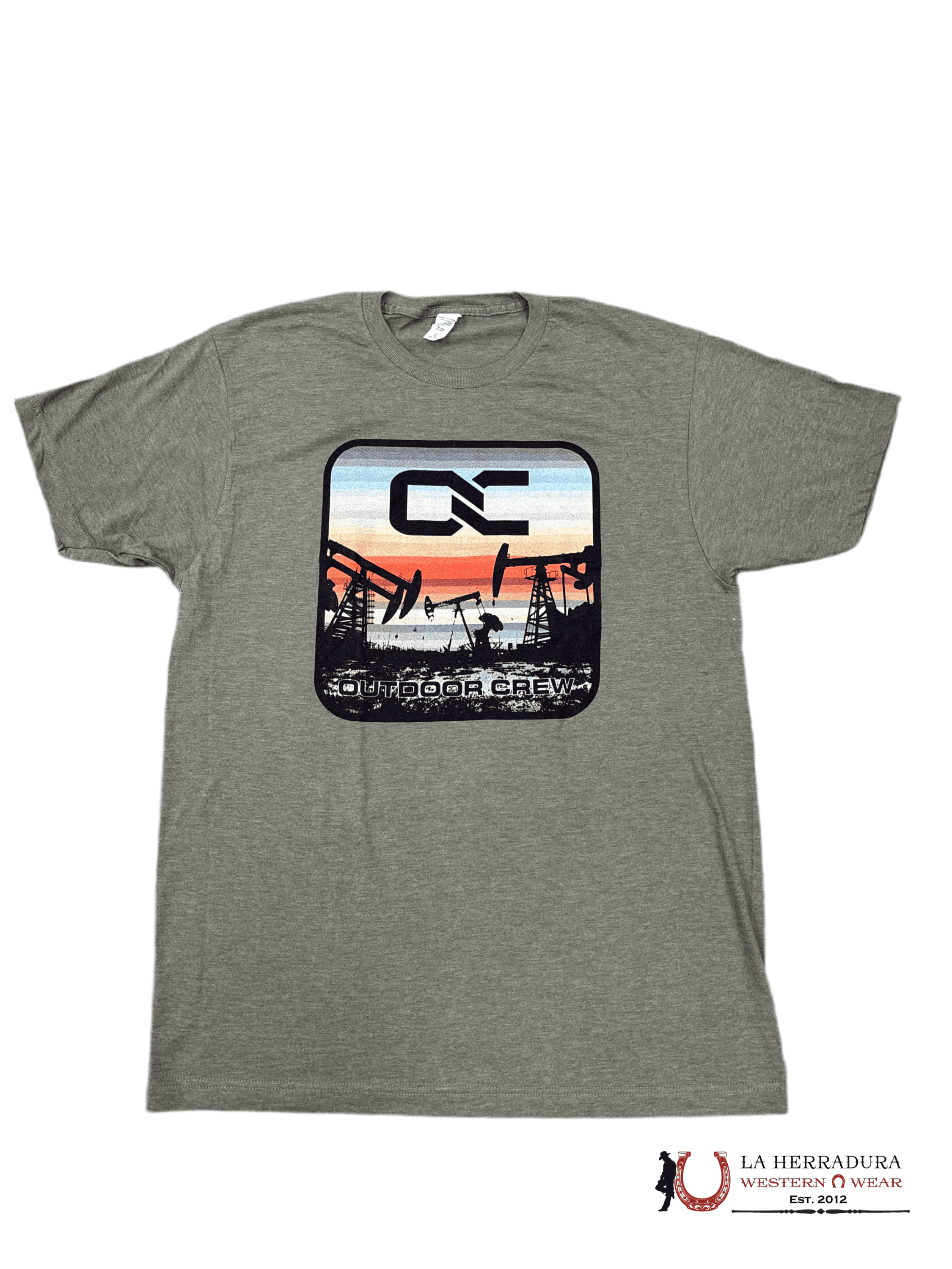 MENS OUTDOOR CREEK- WELL GREEN CONSTRUCTION SITE TSHIRT ROPA HOMBRES