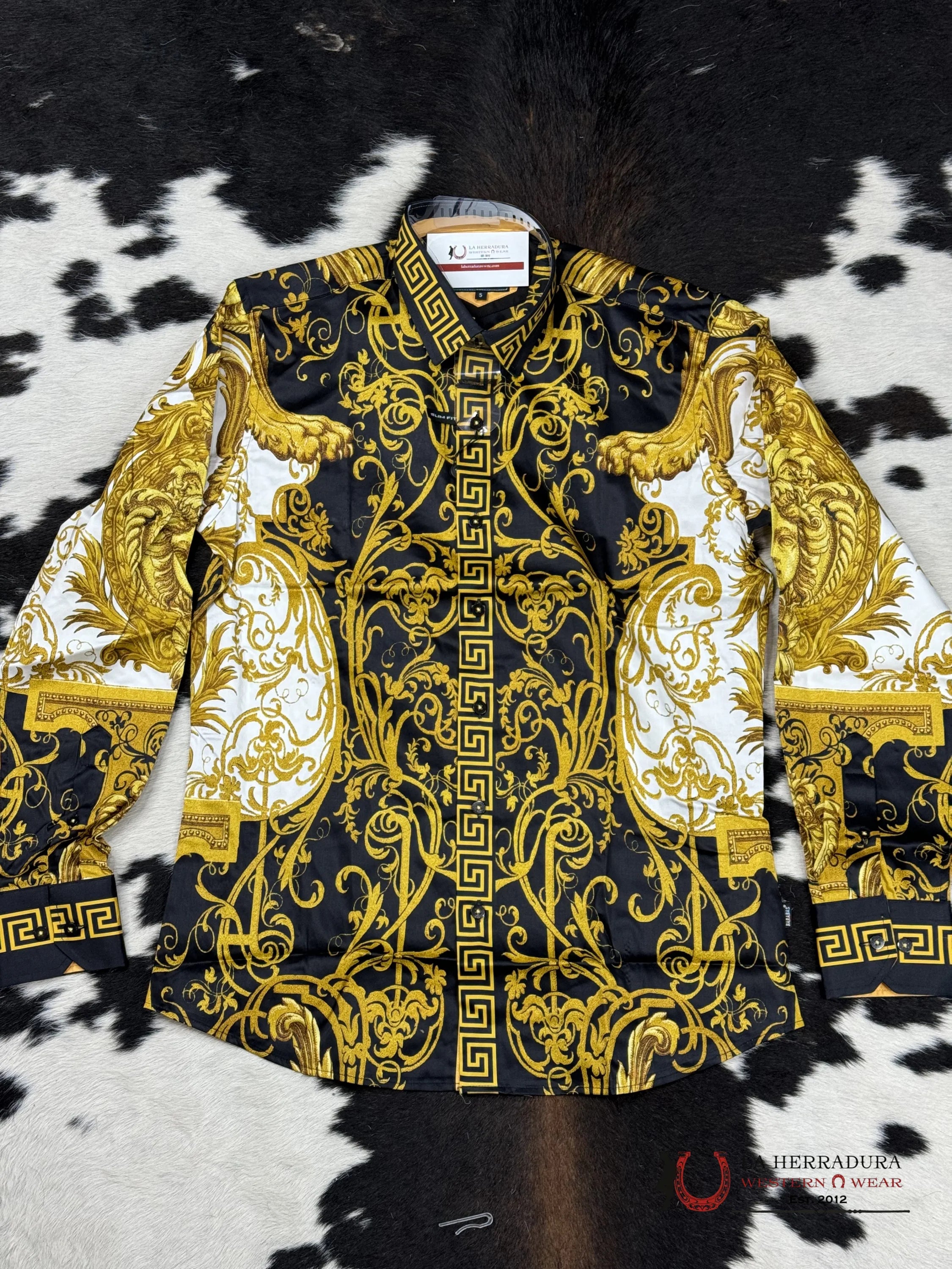 Barabas Pedrería Black-Black 6St Long Sleeve Shirt Ropa Hombres