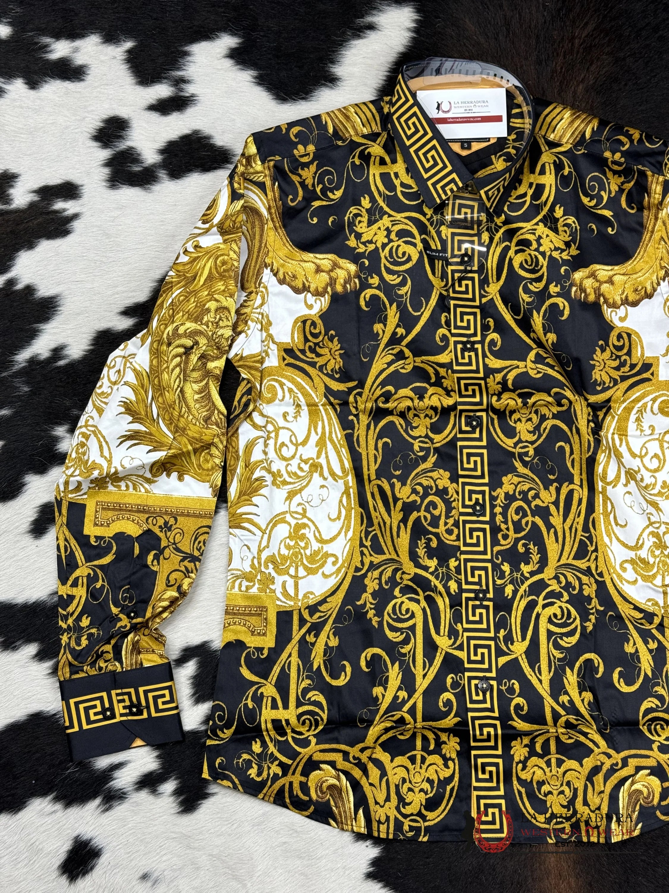 Barabas Pedrería Black-Black 6St Long Sleeve Shirt Ropa Hombres