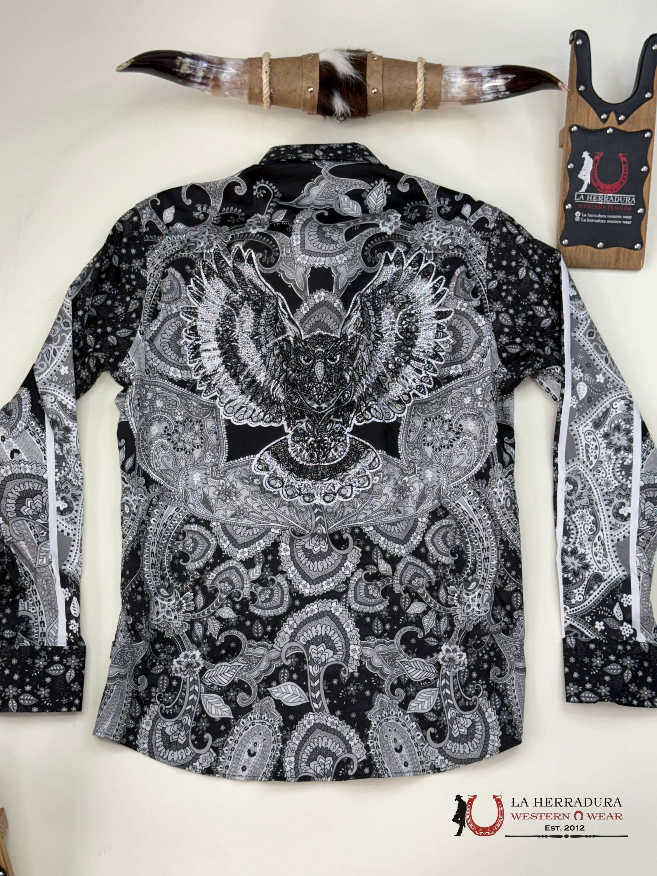 MENS PEDRERIA BLACK OWL PR01 LONG SLEEVE SHIRT ROPA HOMBRES