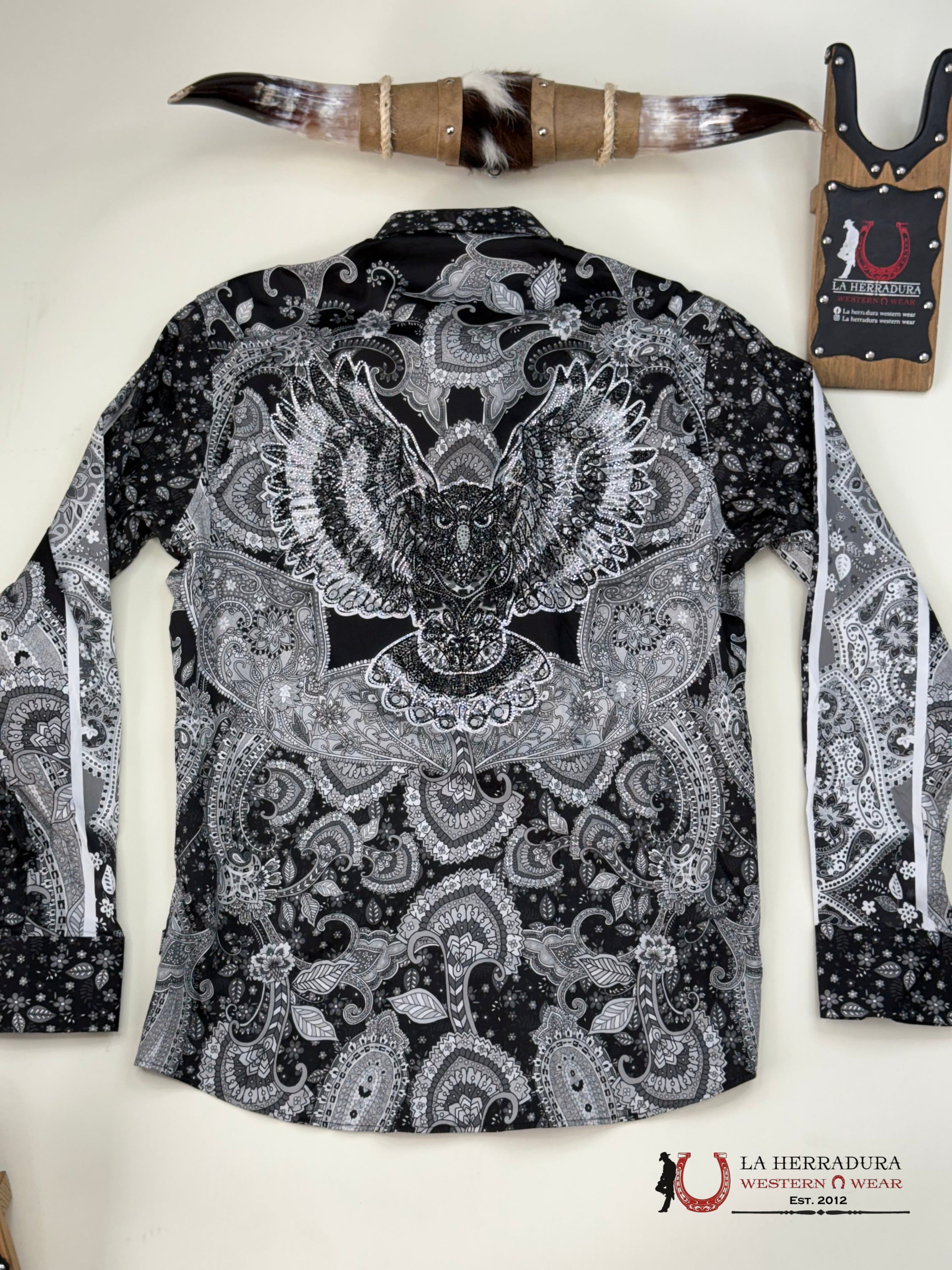 MENS PEDRERIA BLACK OWL PR01 LONG SLEEVE SHIRT ROPA HOMBRES