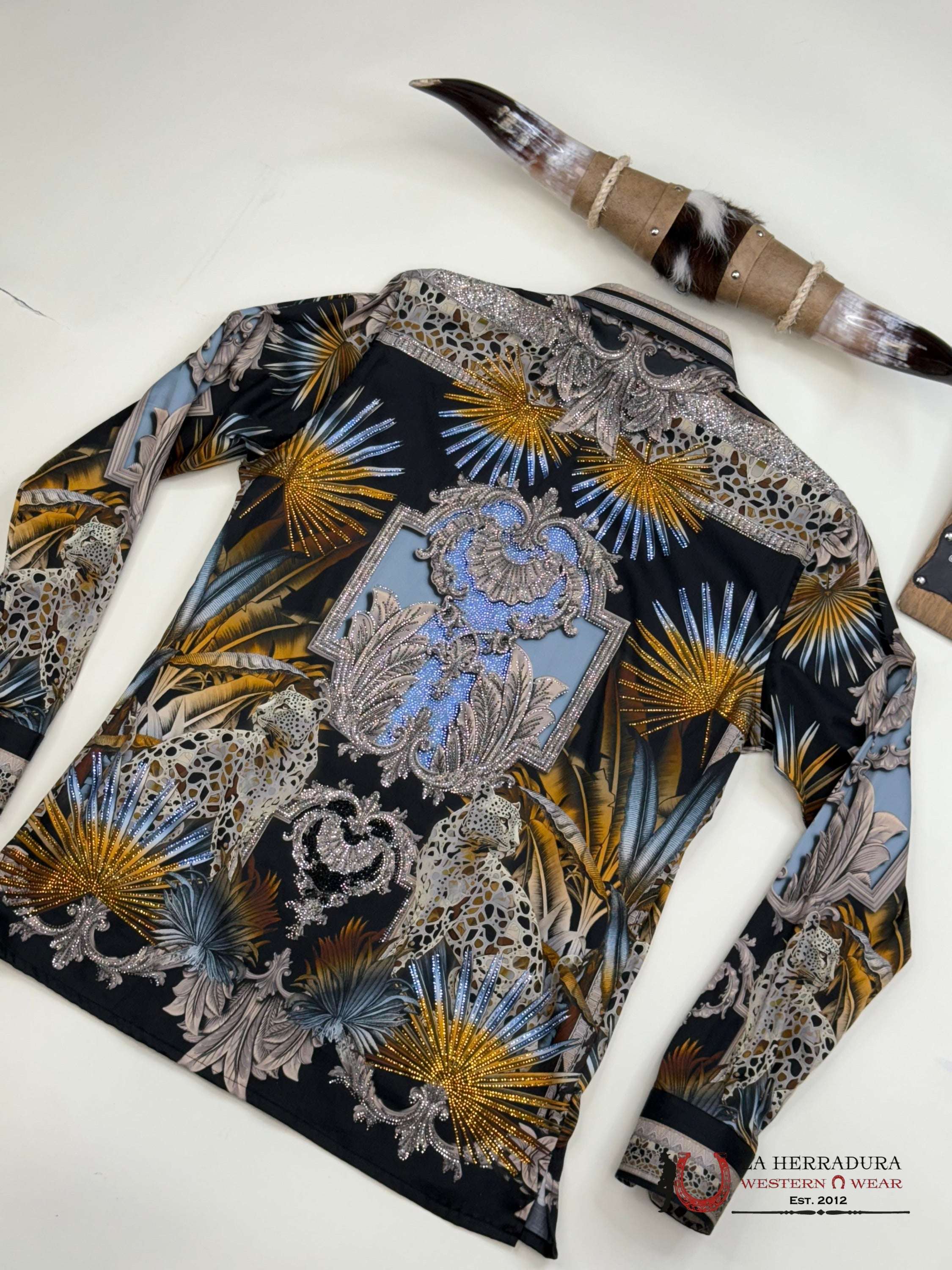 MENS PEDRERIA BLACK WITH YELLOW LONG SLEEVE SHIRT PR437 ROPA HOMBRES