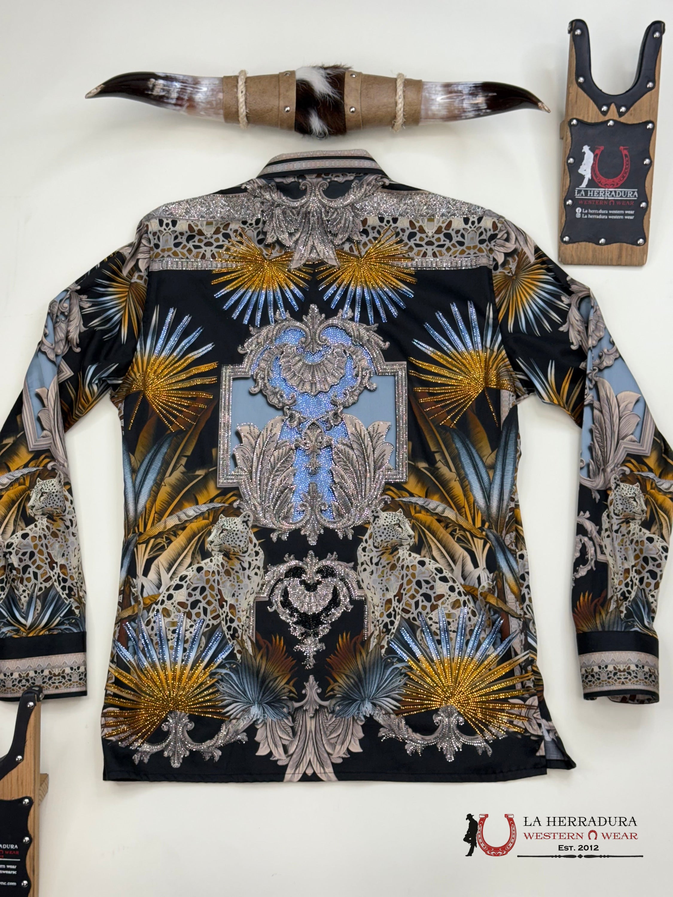 MENS PEDRERIA BLACK WITH YELLOW LONG SLEEVE SHIRT PR437 ROPA HOMBRES