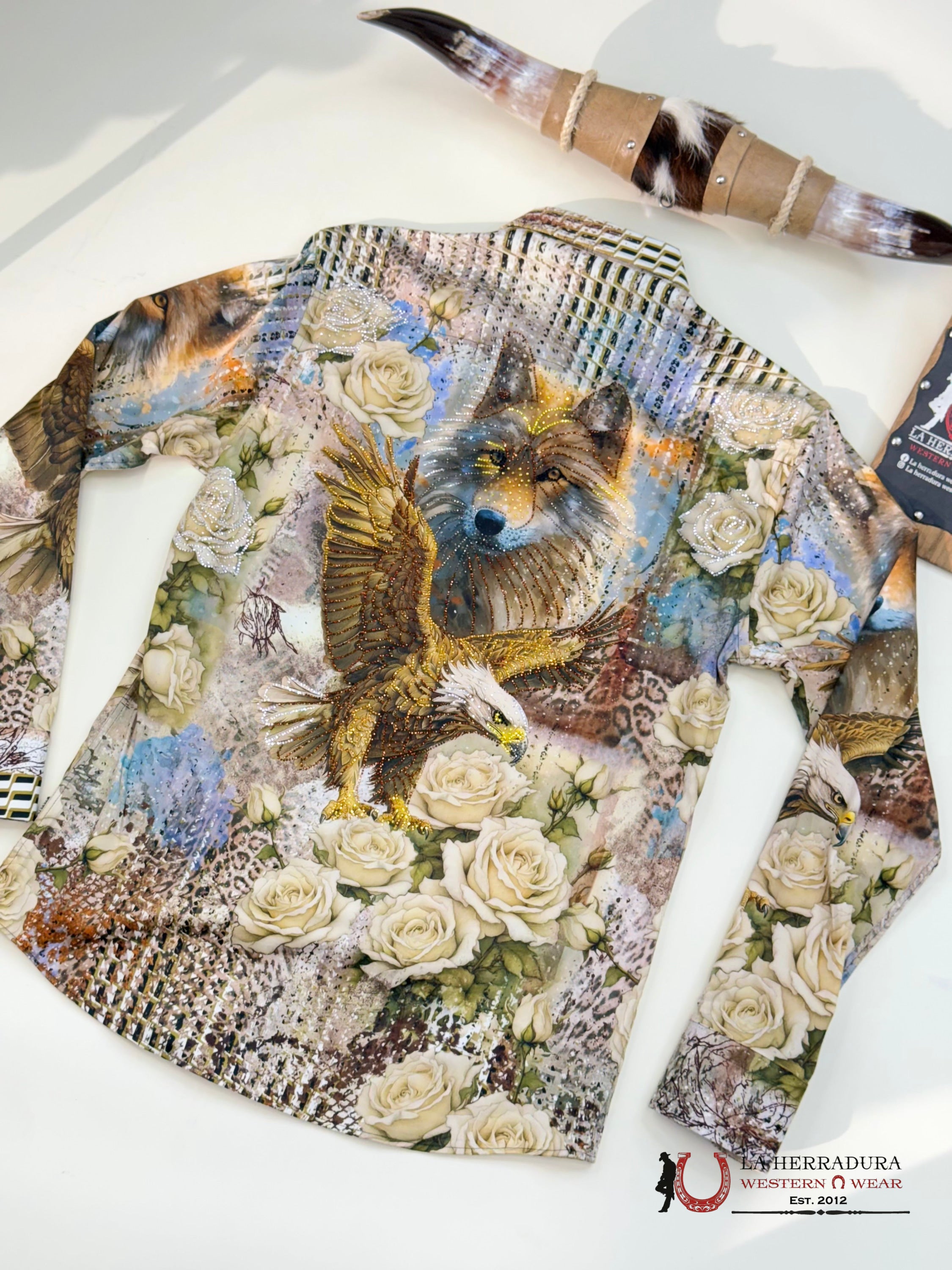 MENS PEDRERIA CREAM LOBO PR04 LONG SLEEVE SHIRT ROPA HOMBRES