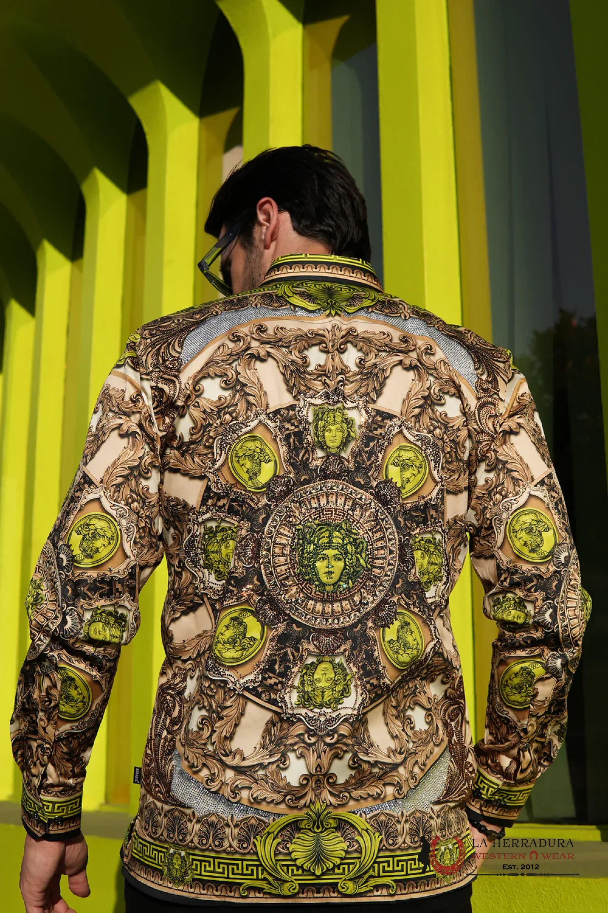 MENS PEDRERIA KHAKI JOYA LONG SLEEVE SHIRT 3SPR416 ROPA HOMBRES