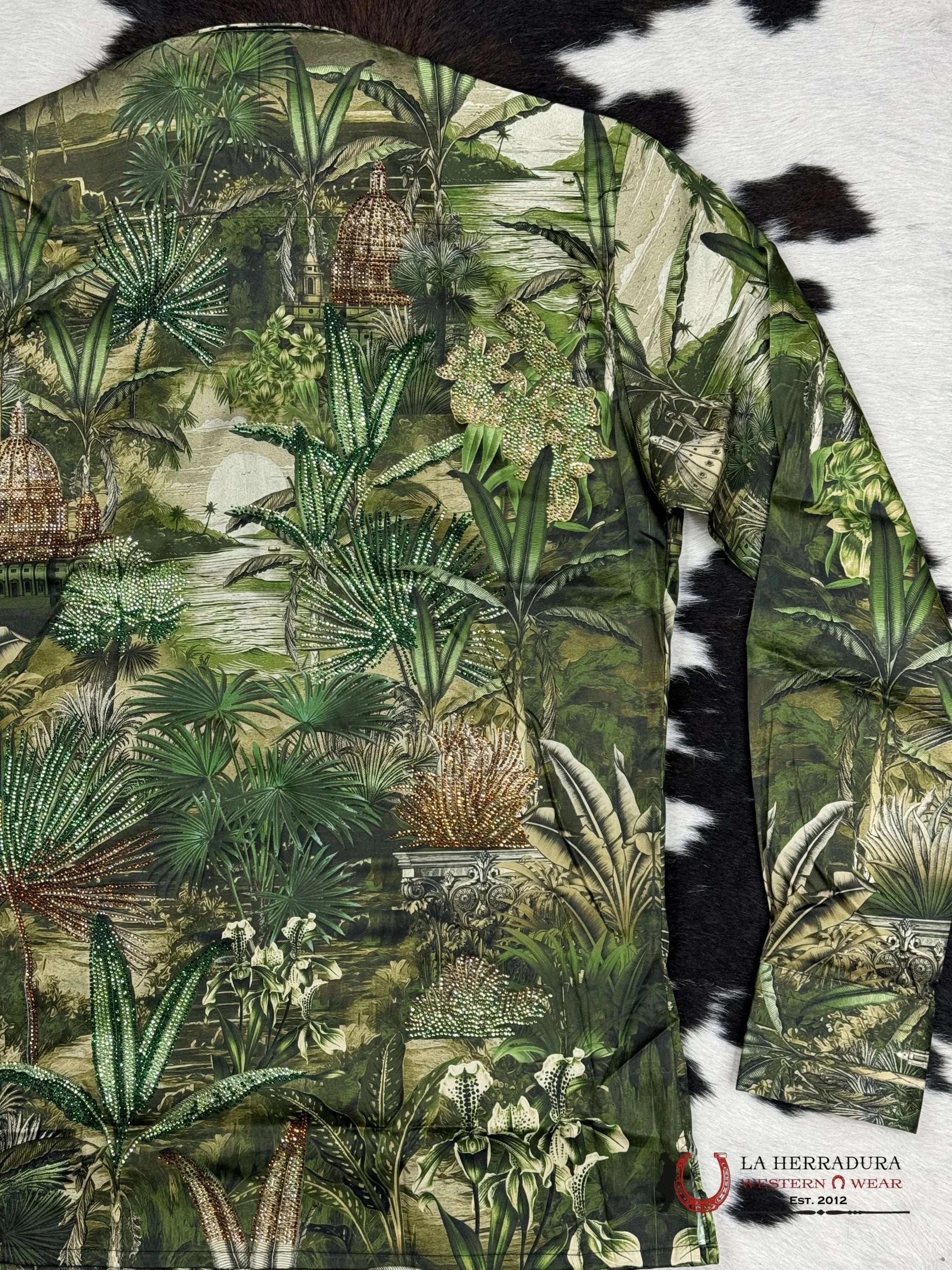 Barabas Pedrería Oli-Olive 425 Long Sleeve Shirt Ropa Hombres