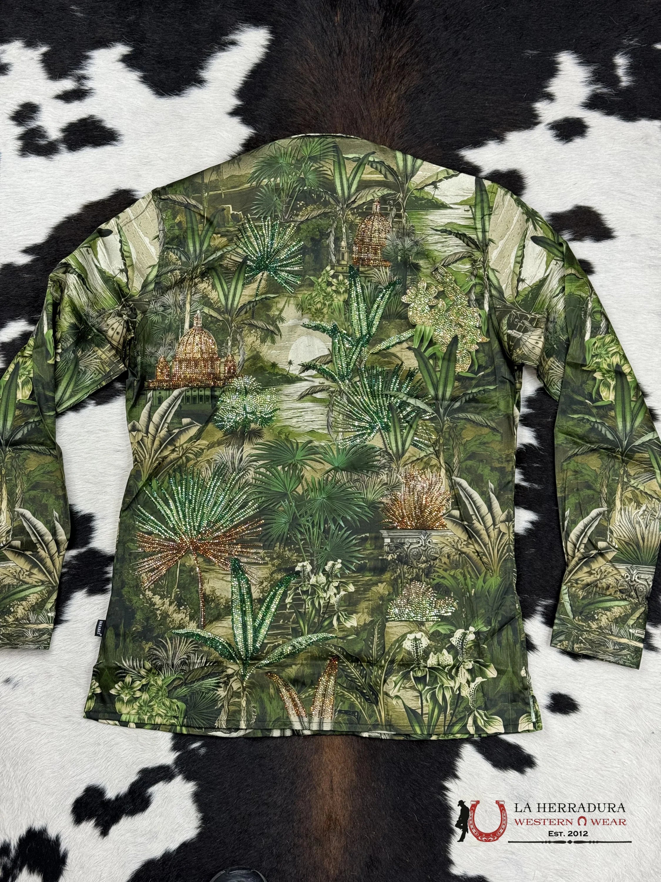 Barabas Pedrería Oli-Olive 425 Long Sleeve Shirt Ropa Hombres