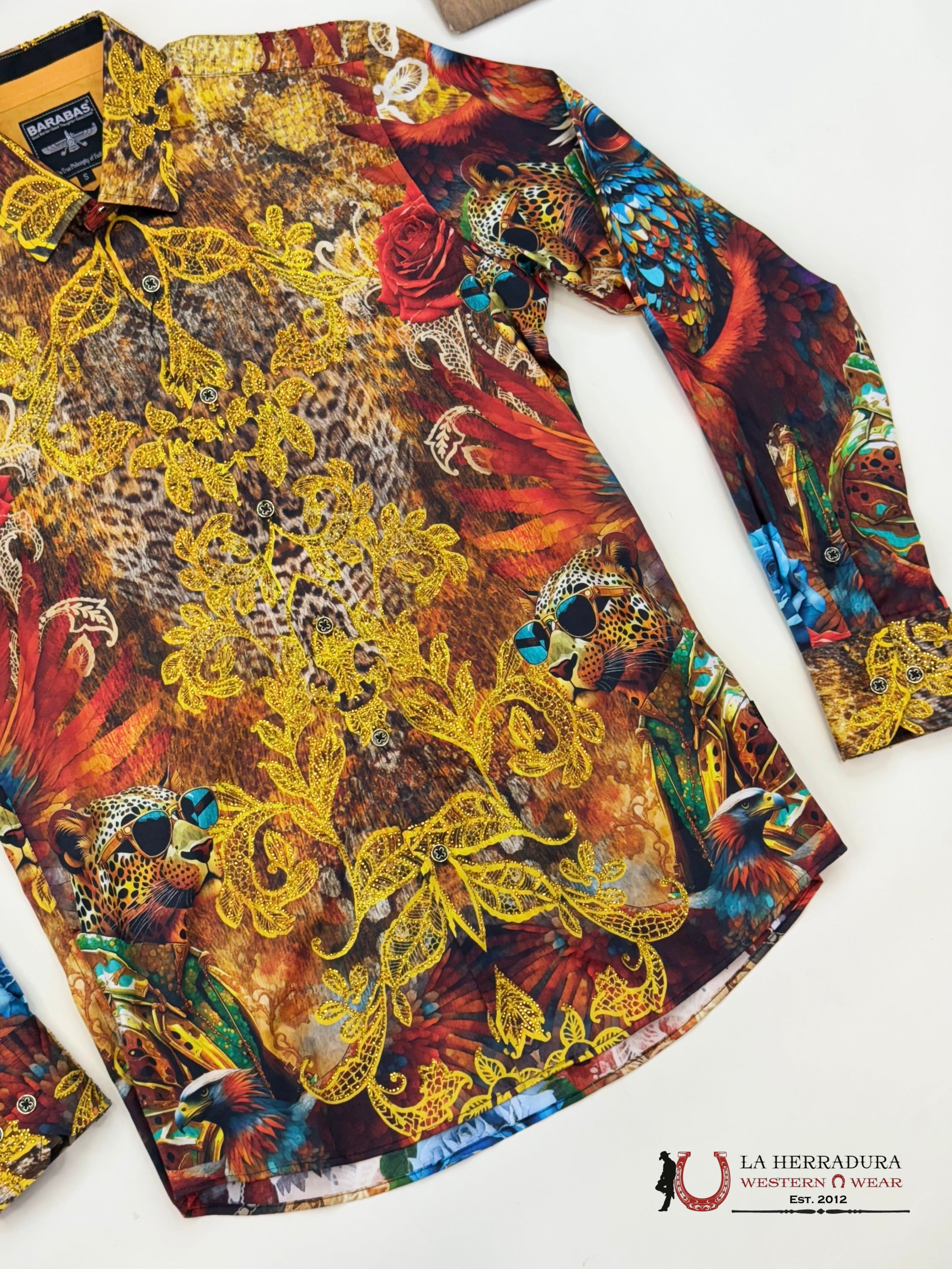 MENS PEDRERIA OWL RED PR06 BLUE LONG SLEEVE SHIRT ROPA HOMBRES