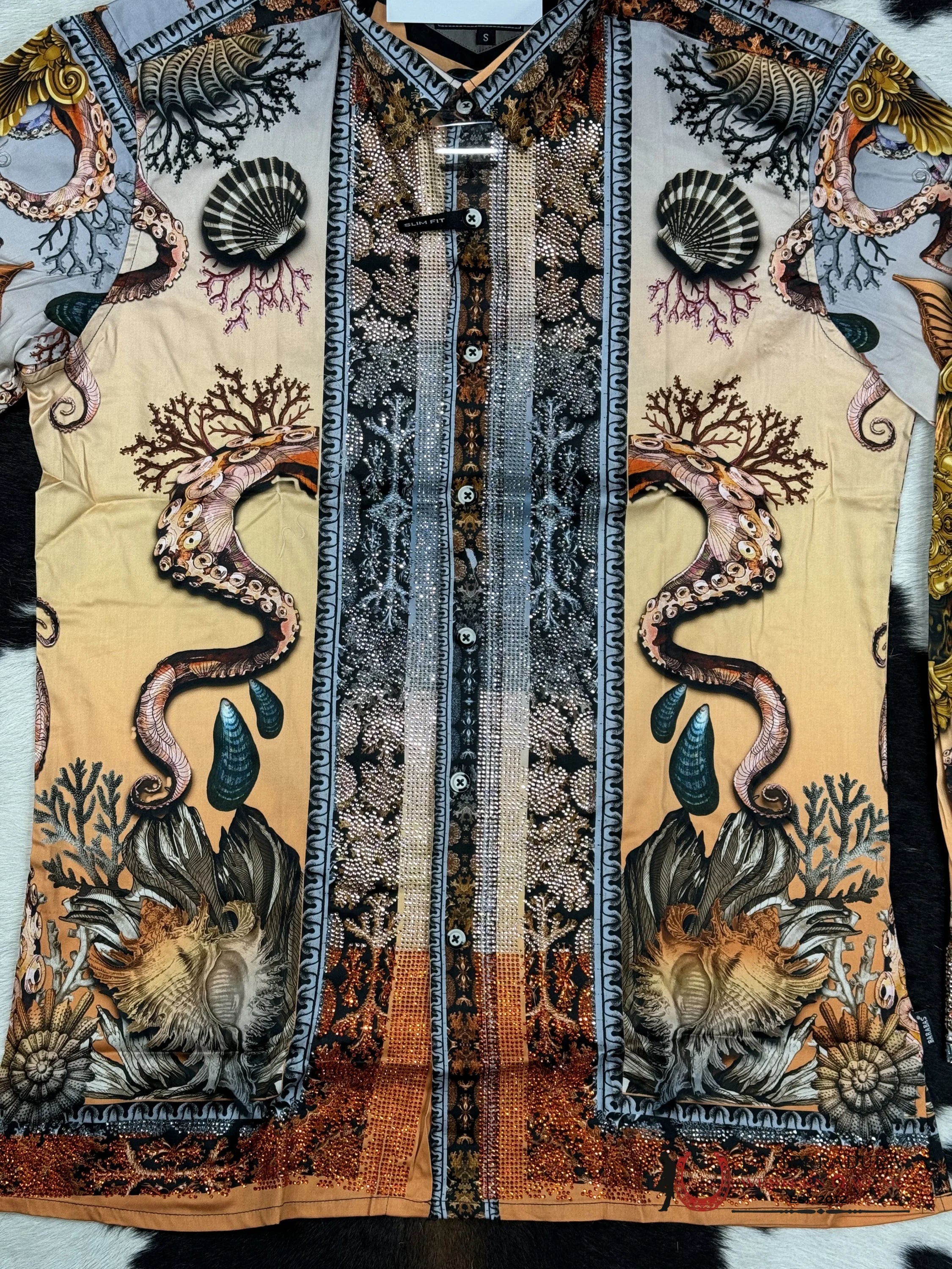 Barabas Pch -Peach 417 Long Sleeve Shirt Ropa Hombres