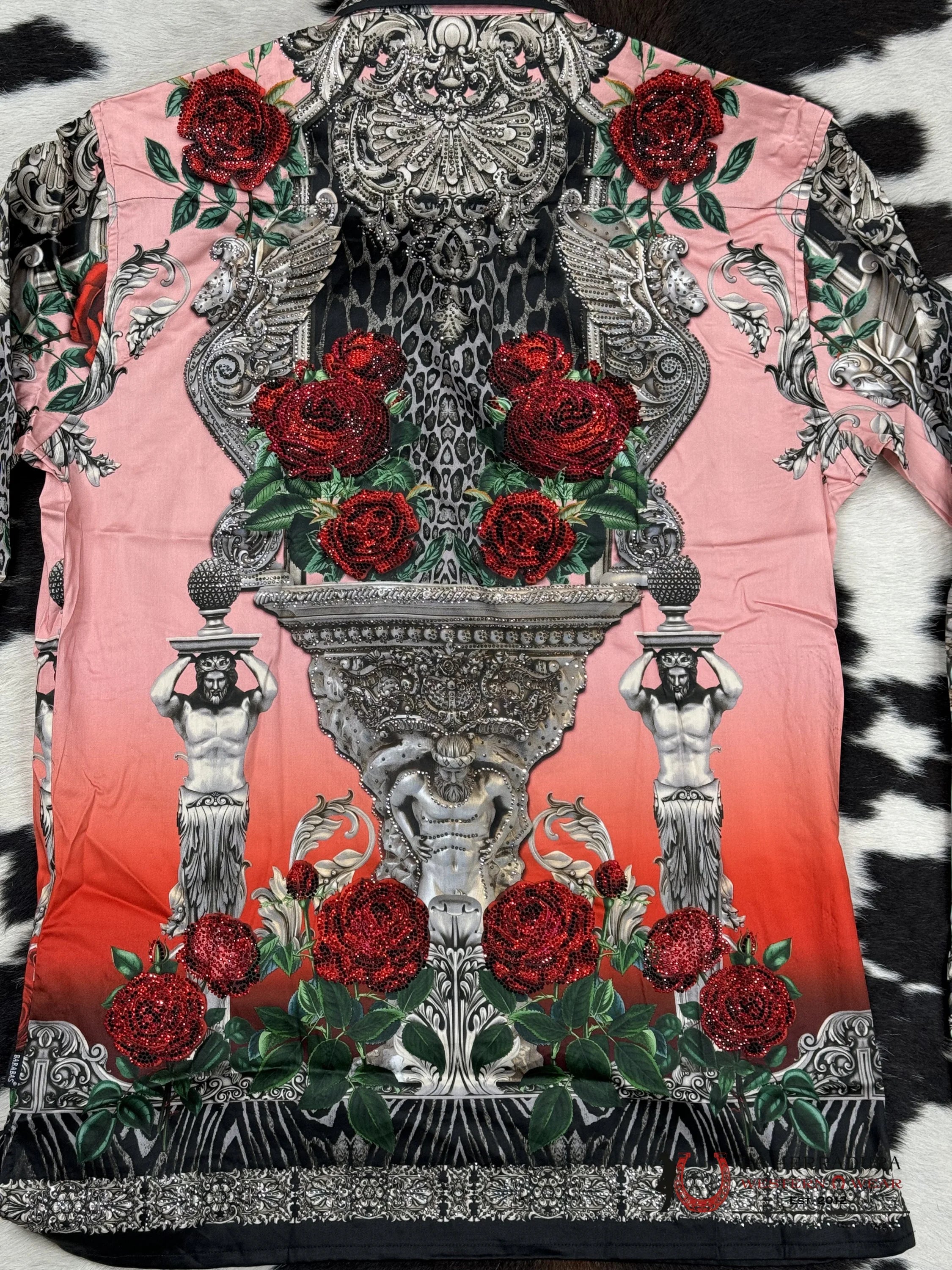 Barabas Pnk-Pink 418 Long Sleeve Shirt Ropa Hombres