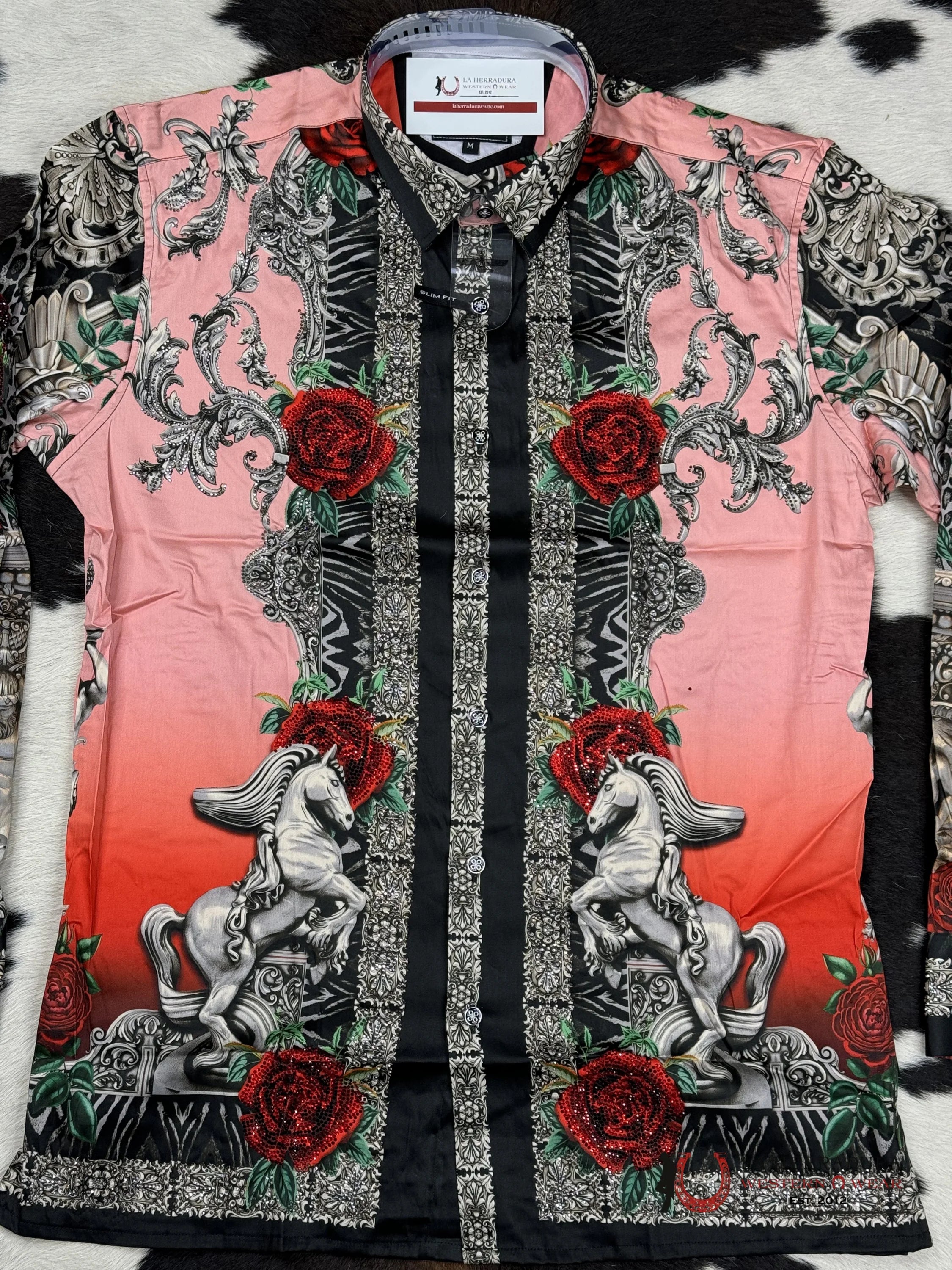 Barabas Pnk-Pink 418 Long Sleeve Shirt Ropa Hombres