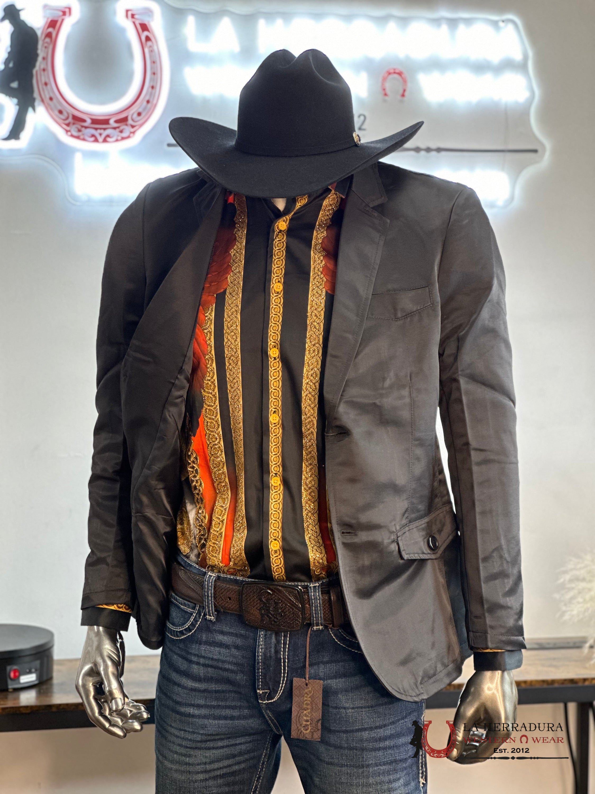 Barabas Red-Red 411 Long Sleeve Shirt Ropa Hombres