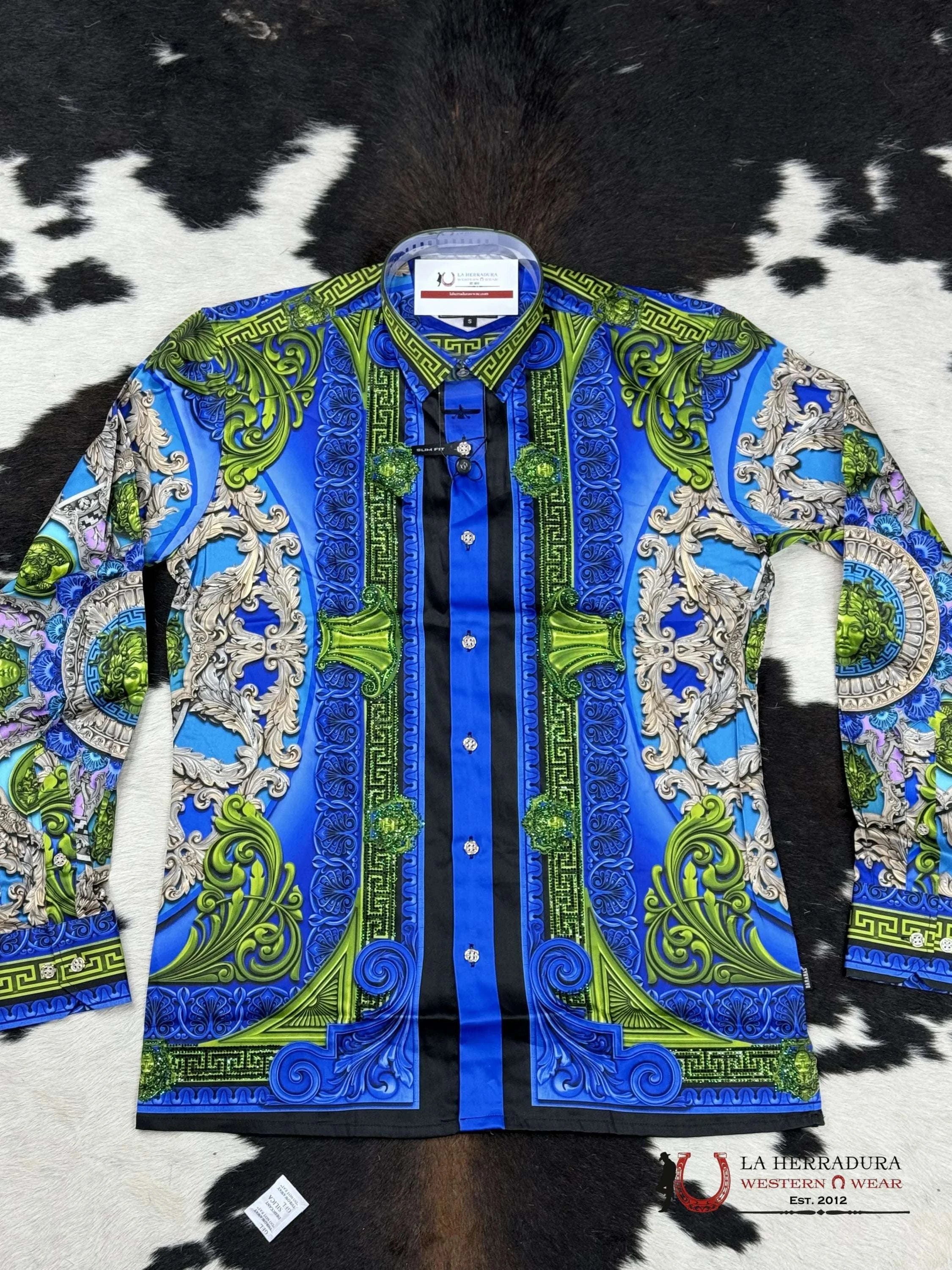 Barabas Pedrería Royal 416 Long Sleeve Shirt Ropa Hombres