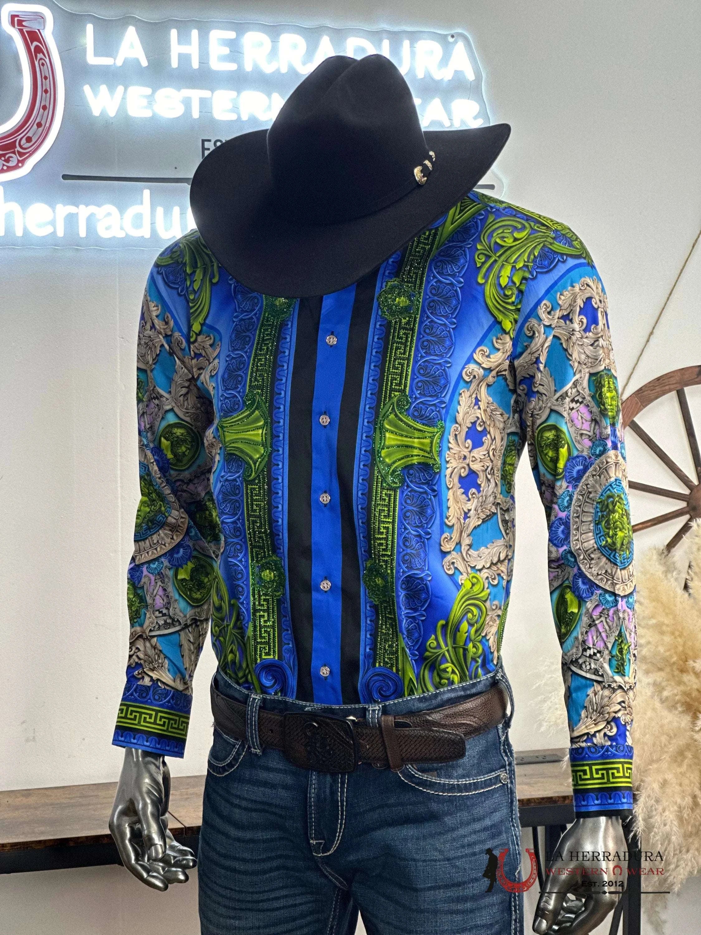 Barabas Pedrería Royal 416 Long Sleeve Shirt Ropa Hombres
