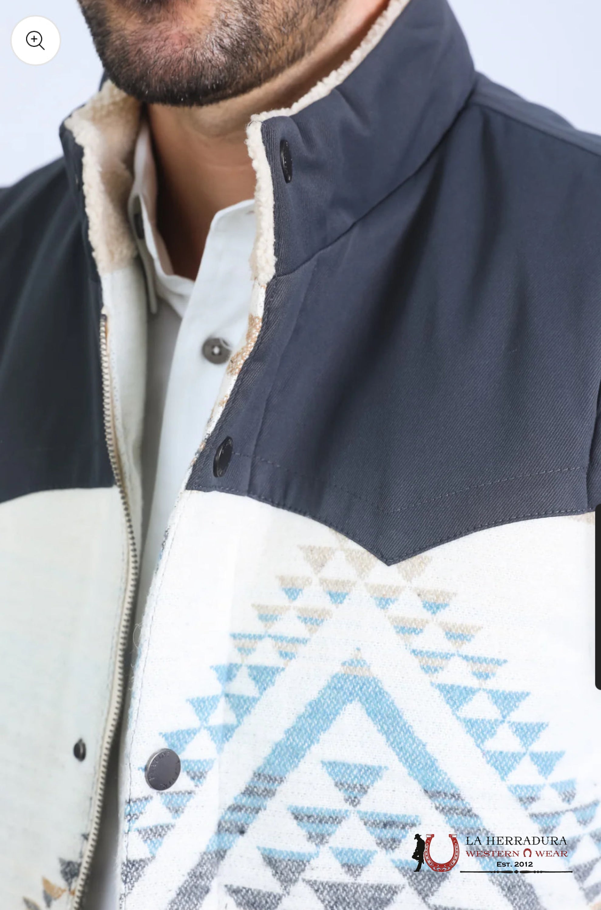 Men’s Platini Vest Charcol/ Aztec- Azv10342 Ropa Hombres