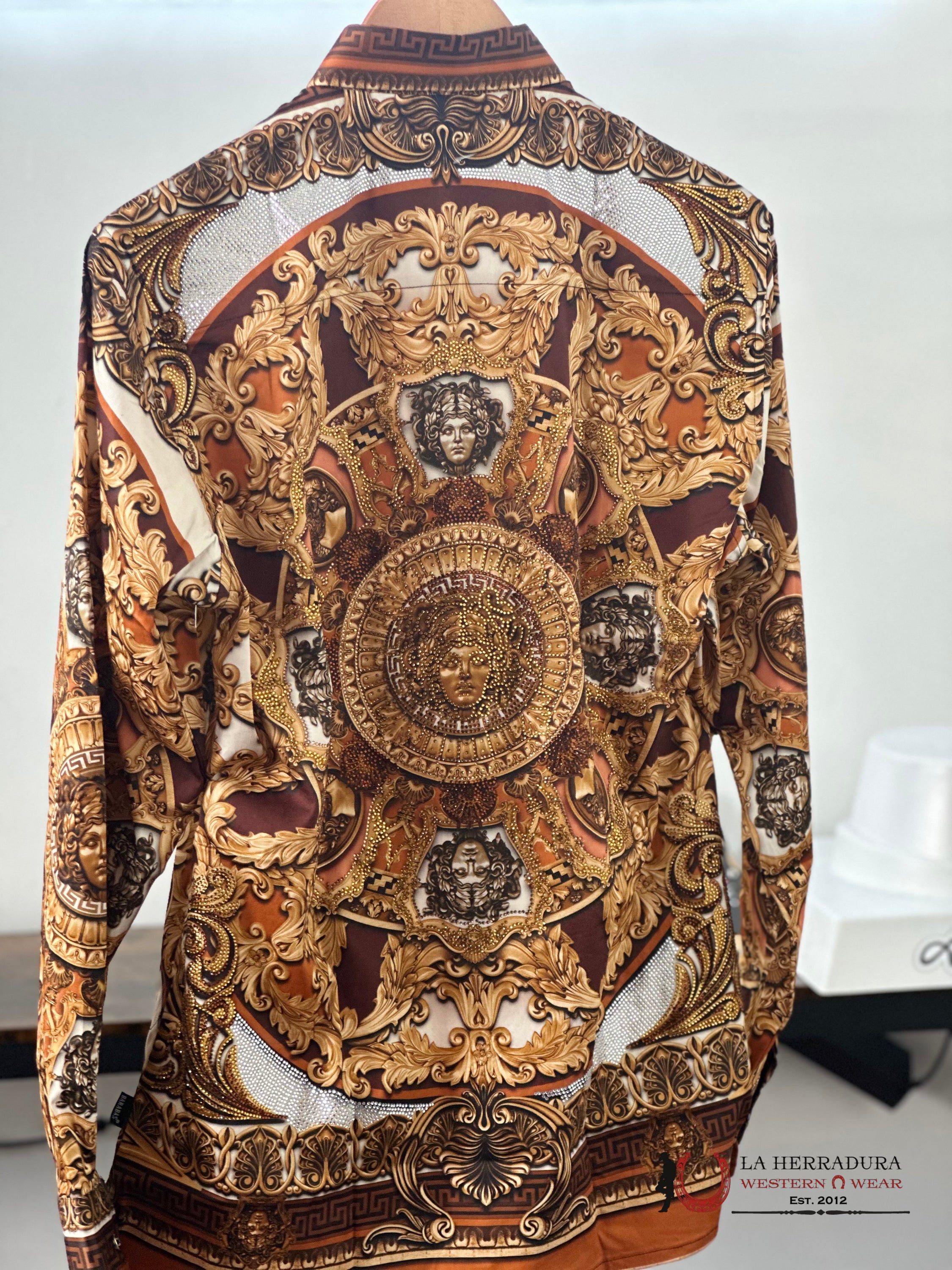 Barabas Pedrería Cream Tan Shell 416 Ropa Hombres