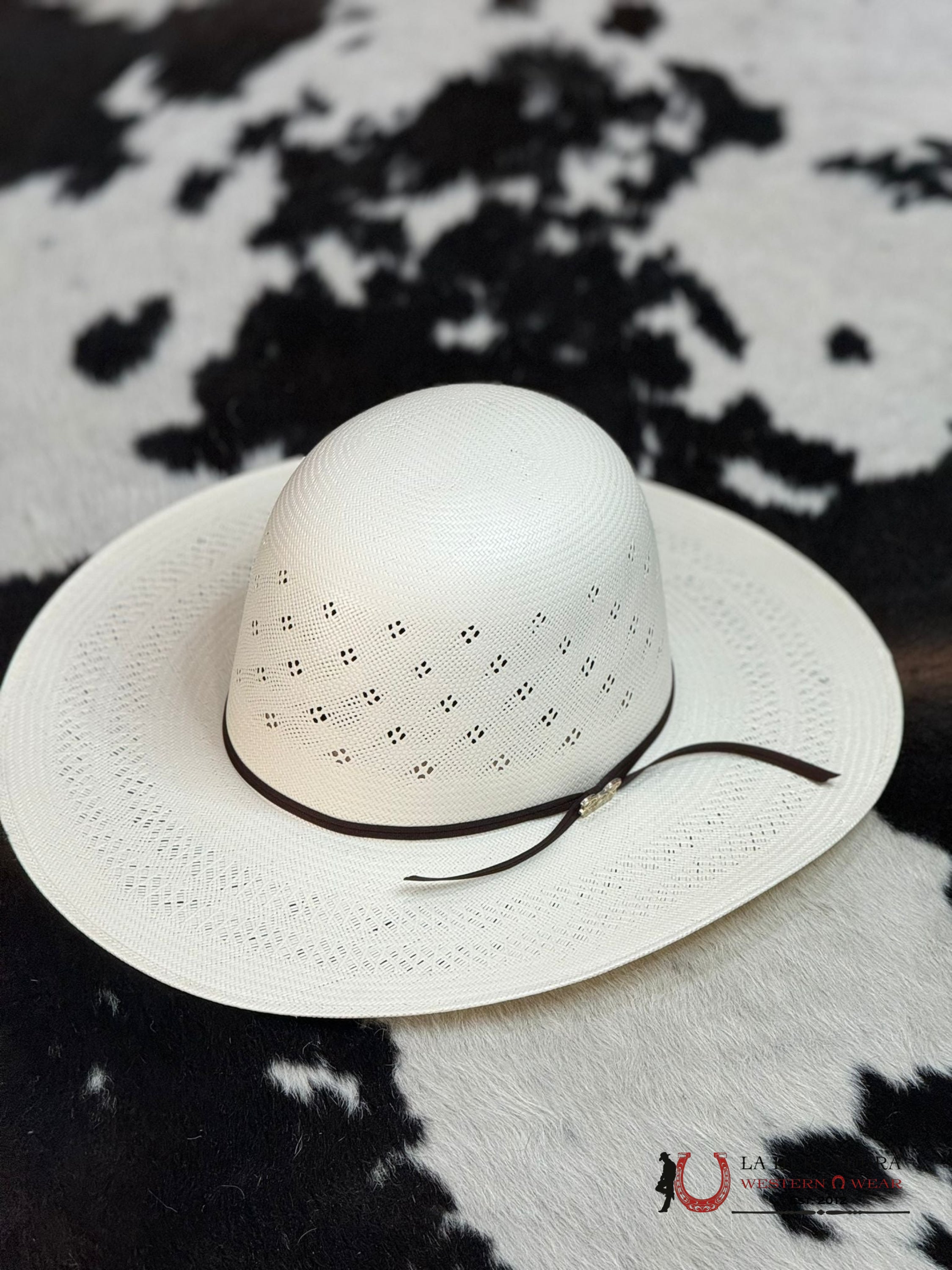 Mens Rdr Straw Hat Open Crown Style 1 Tejana