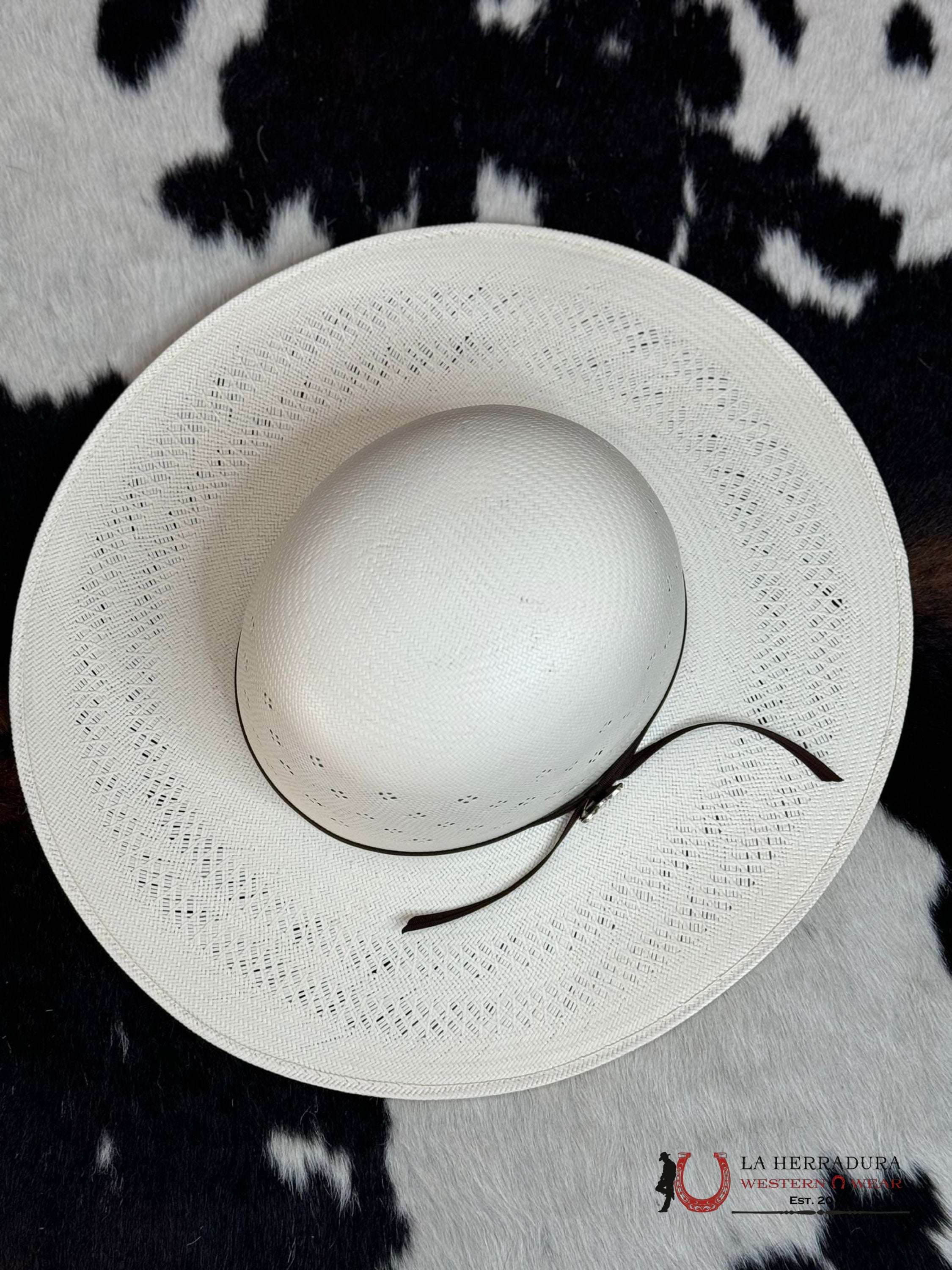 Mens Rdr Straw Hat Open Crown Style 1 Tejana