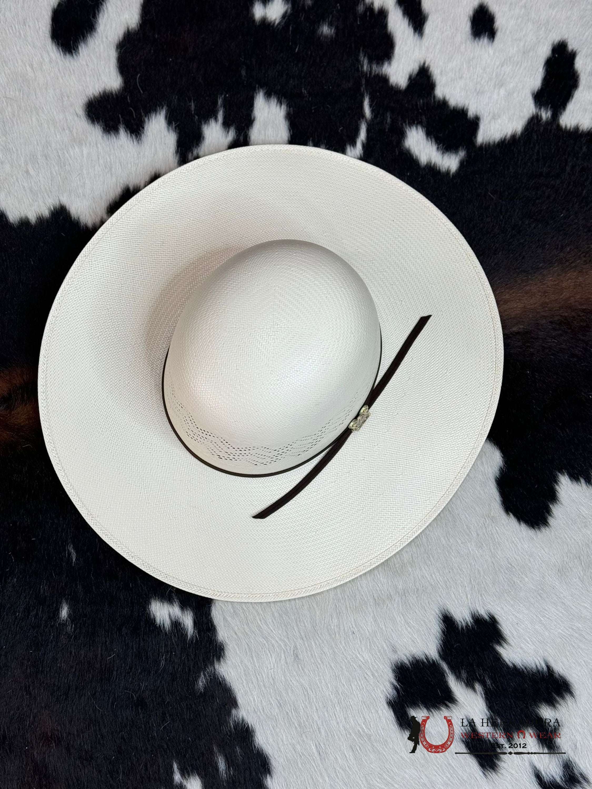 Mens Rdr Straw Hat Open Crown Style 2 Tejana