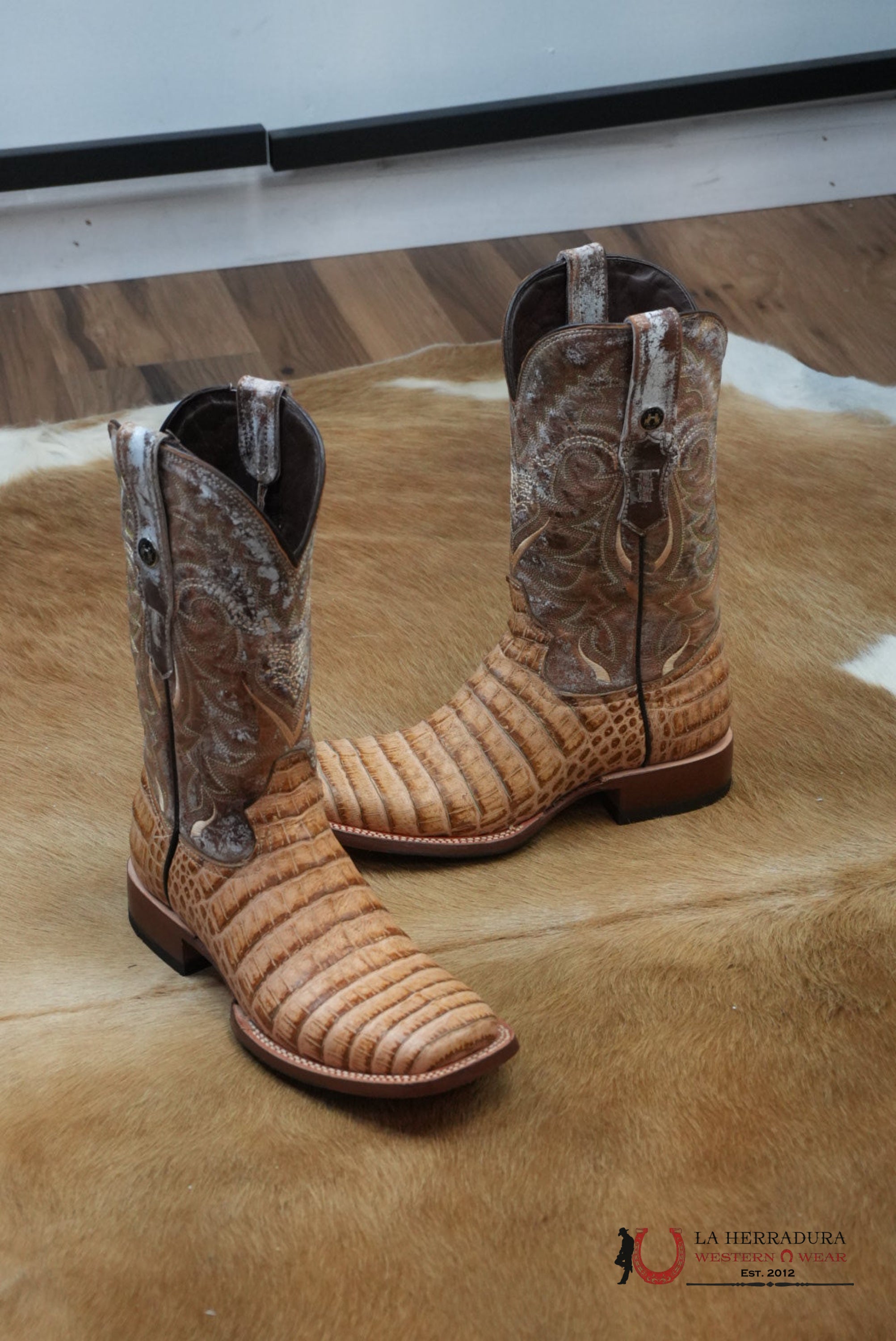 Mens Tanner Mark Imit. Caiman Orix Boots BOTAS HOMBRES