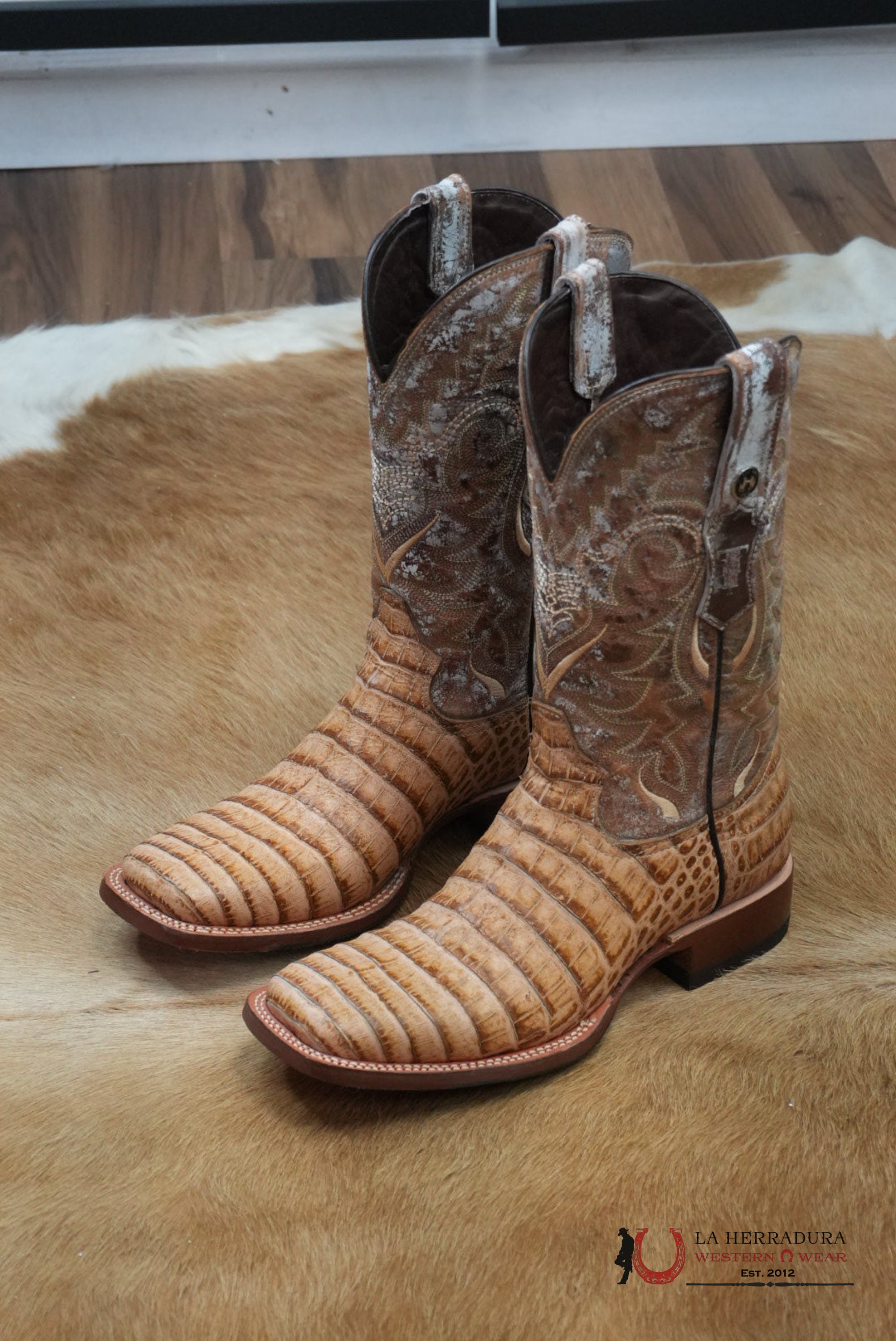 Mens Tanner Mark Imit. Caiman Orix Boots BOTAS HOMBRES