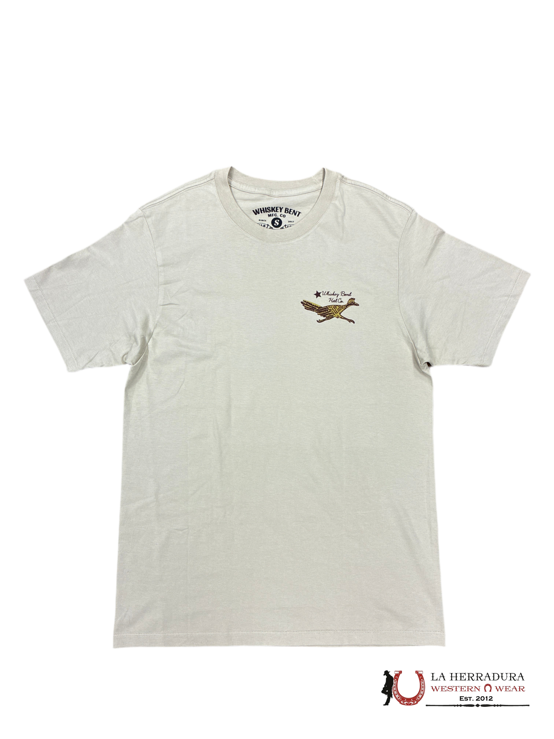 MENS WHISKEY BENT - ROADRUNNER KHAKI TSHIRT ROPA HOMBRES