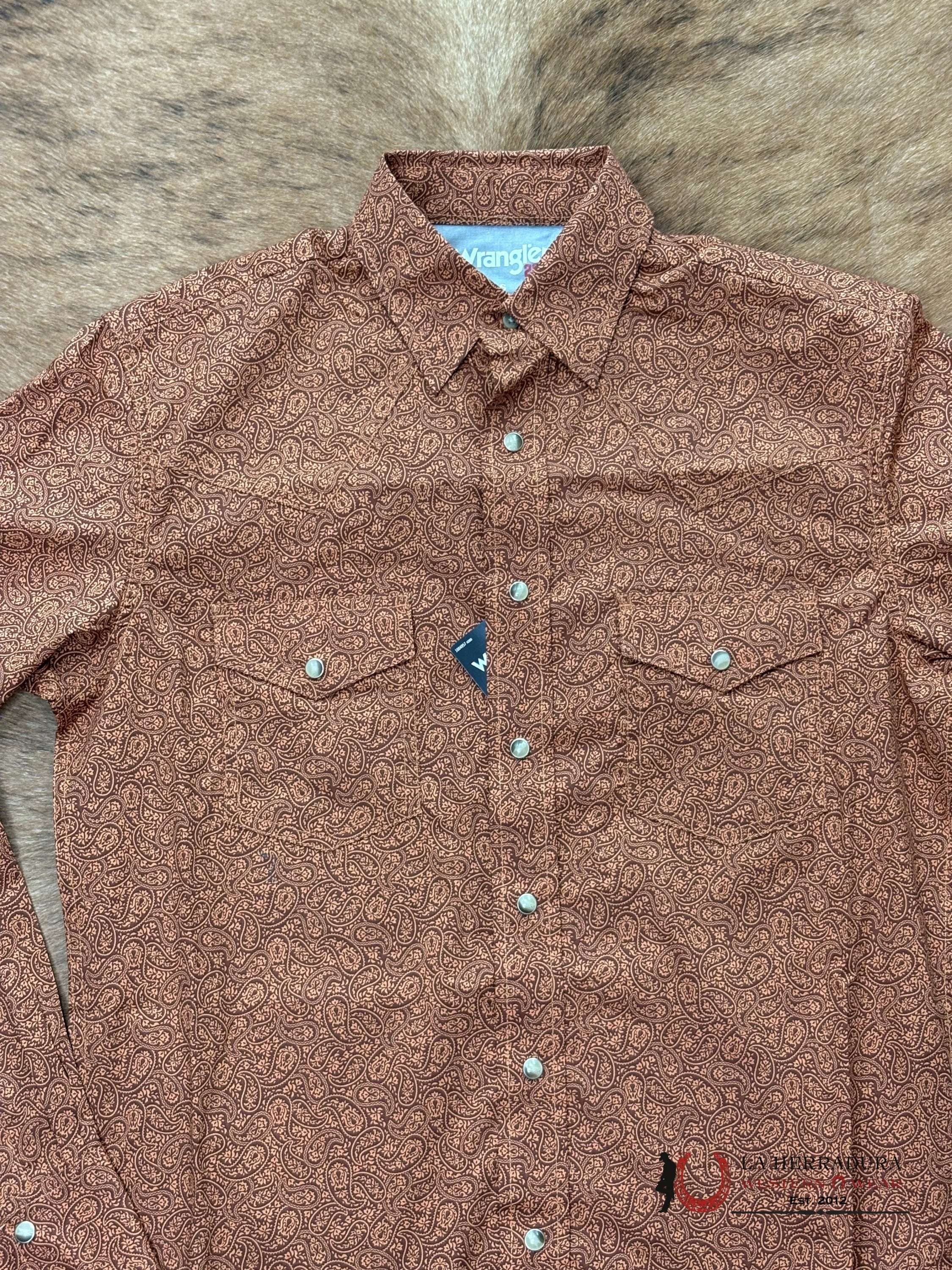 MEN’S WRANGLER 20x RUST CLASSIC/STRETCH FIT-112367925 ROPA HOMBRES