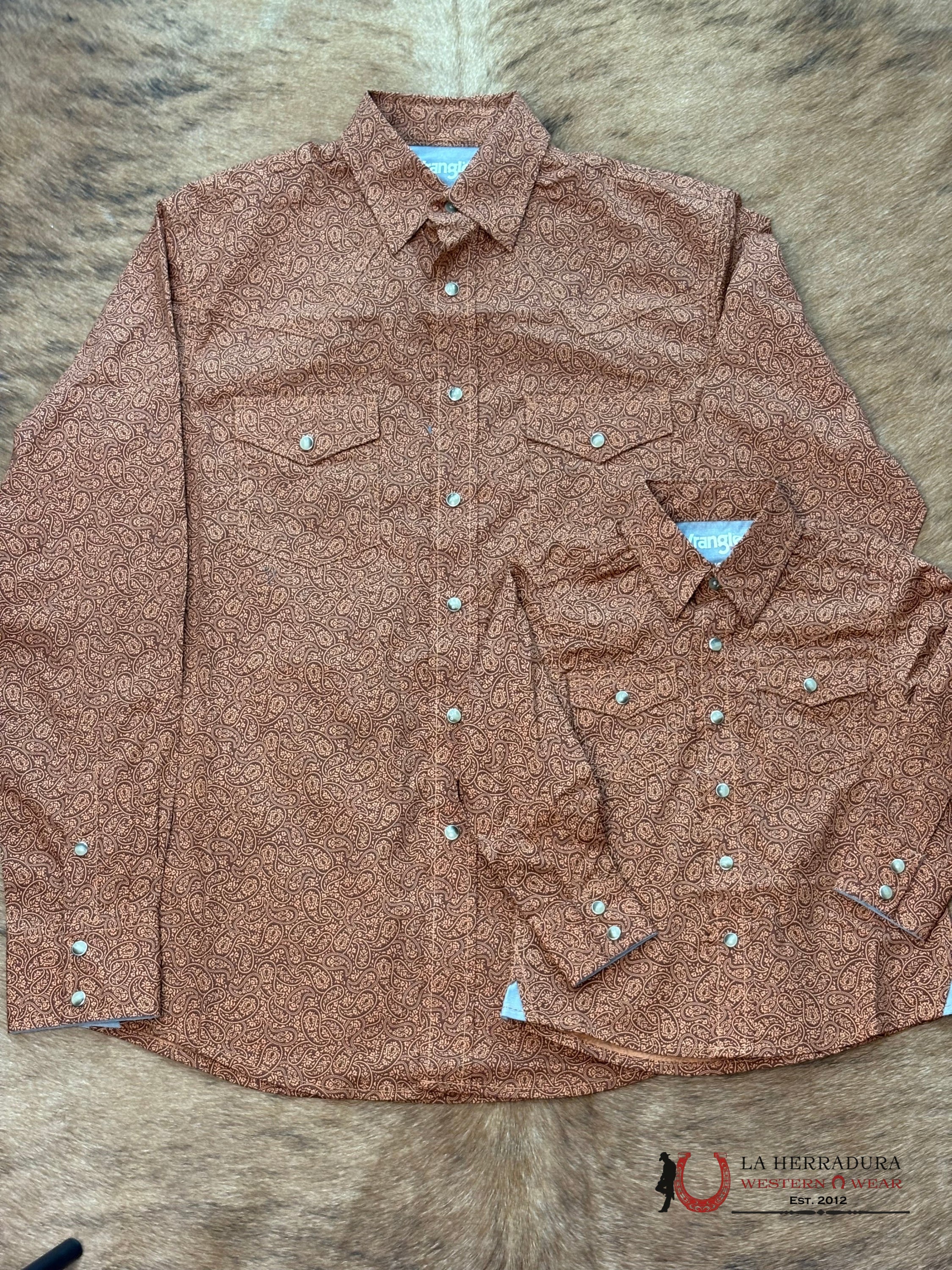 MEN’S WRANGLER 20x RUST CLASSIC/STRETCH FIT-112367925 ROPA HOMBRES