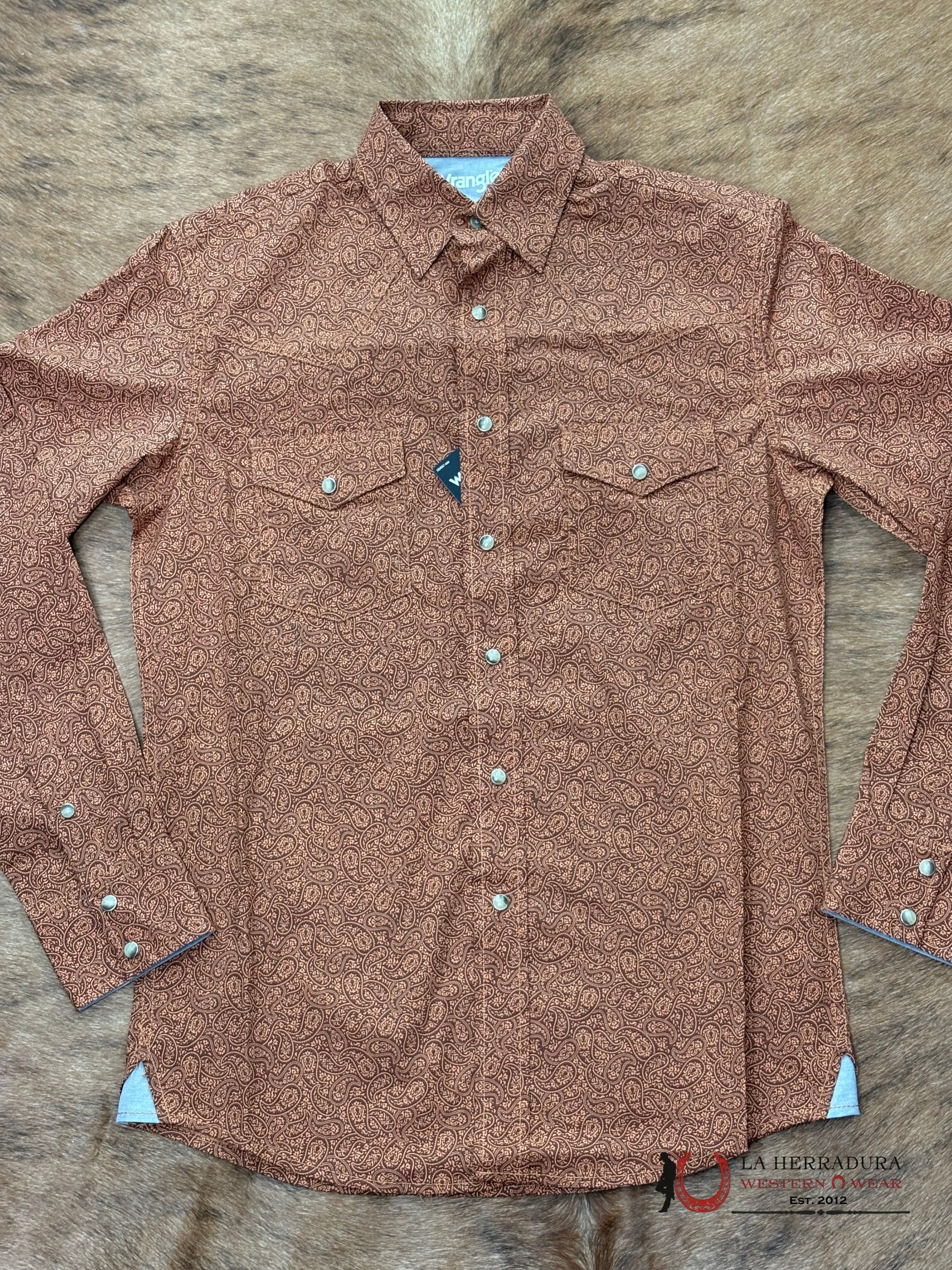 MEN’S WRANGLER 20x RUST CLASSIC/STRETCH FIT-112367925 ROPA HOMBRES