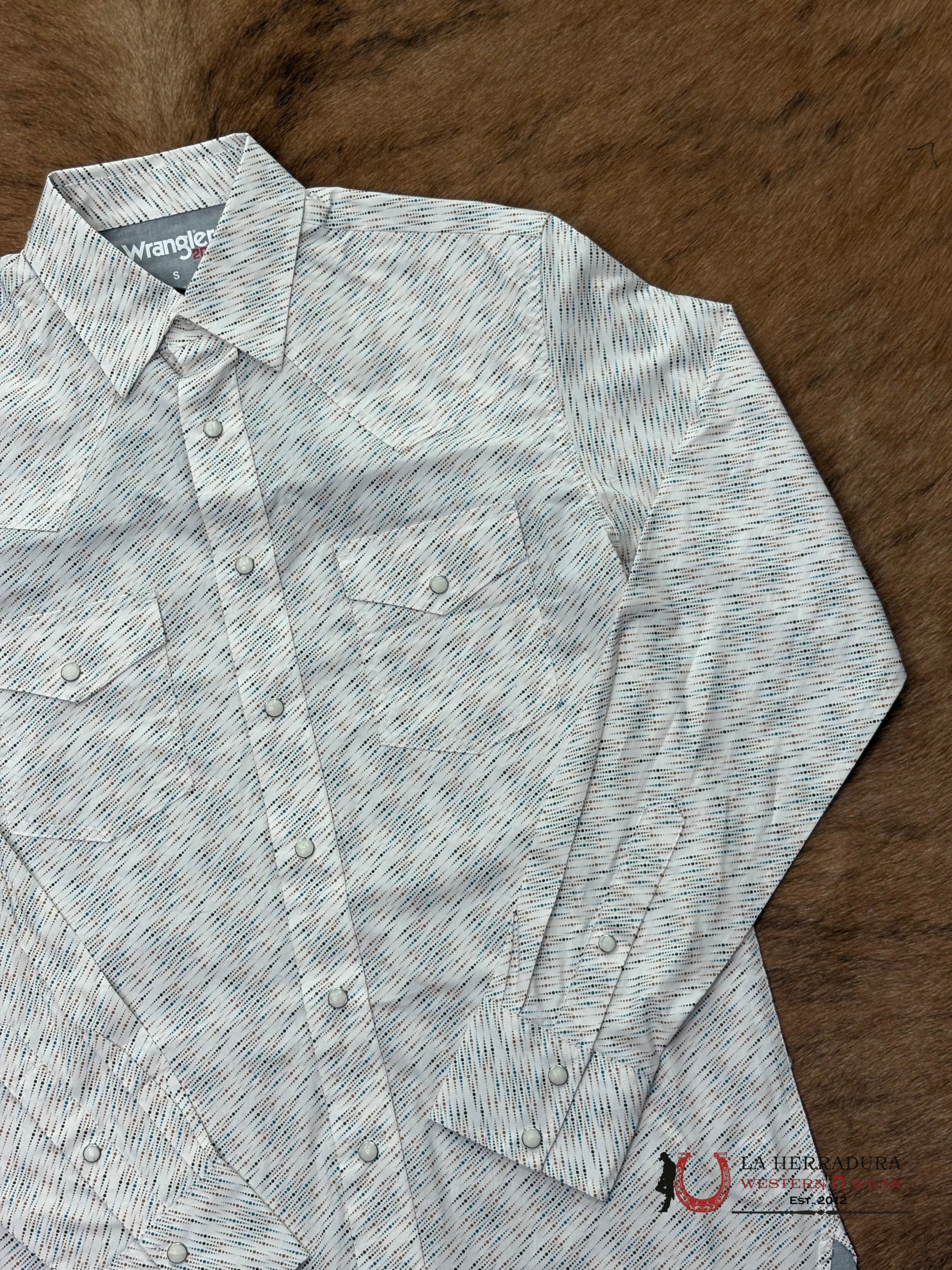 MEN’S WRANGLER 20x WHITE CLASSIC/STRETCH FIT- 112367940 ROPA HOMBRES