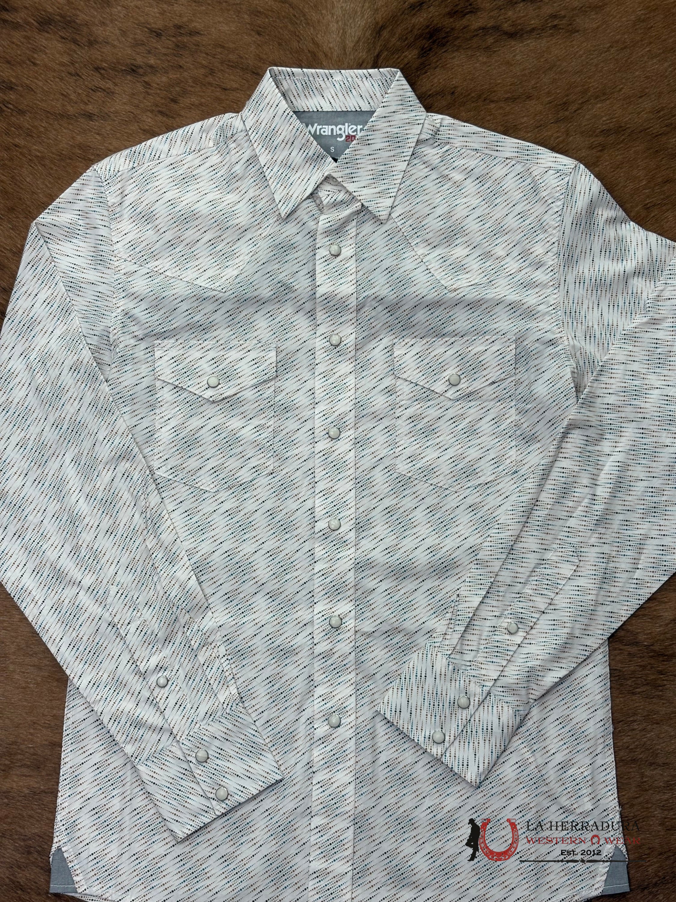 MEN’S WRANGLER 20x WHITE CLASSIC/STRETCH FIT- 112367940 ROPA HOMBRES