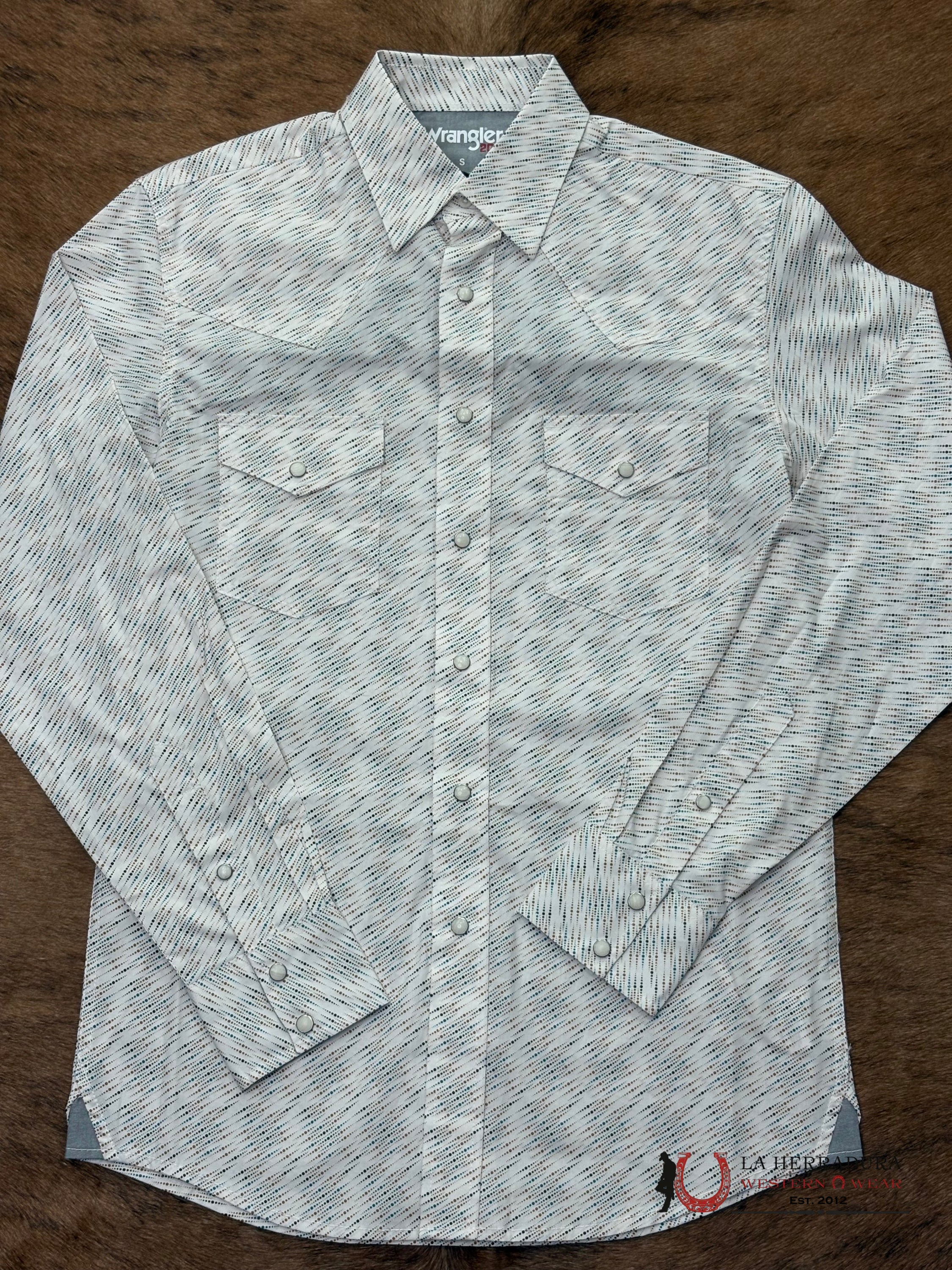 MEN’S WRANGLER 20x WHITE CLASSIC/STRETCH FIT- 112367940 ROPA HOMBRES