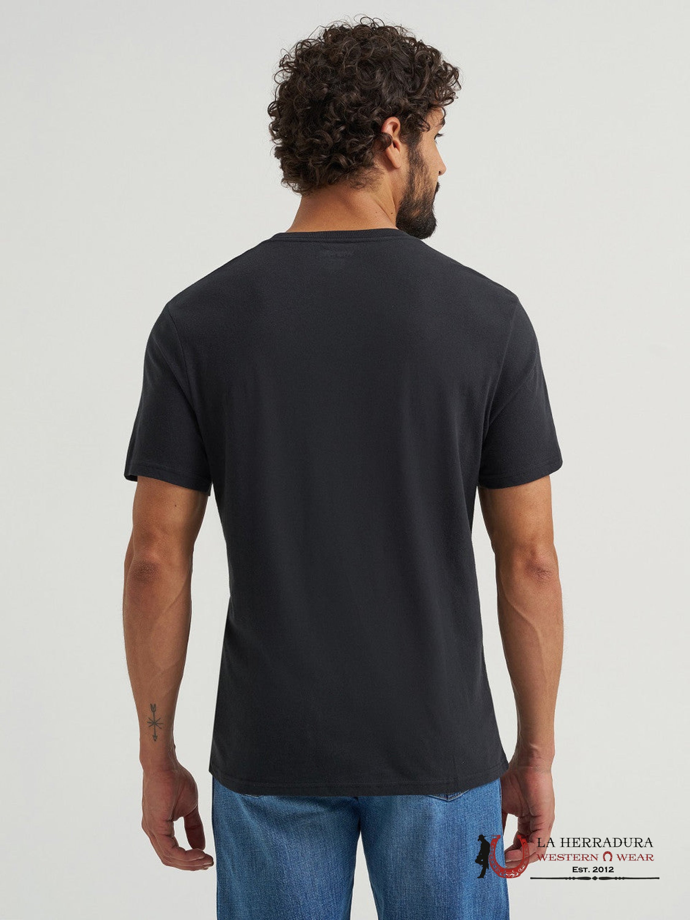 MEN’S WRANGLER FOR THE RIDE OF LIFE BLACK T-SHIRT 112365295 ROPA HOMBRES