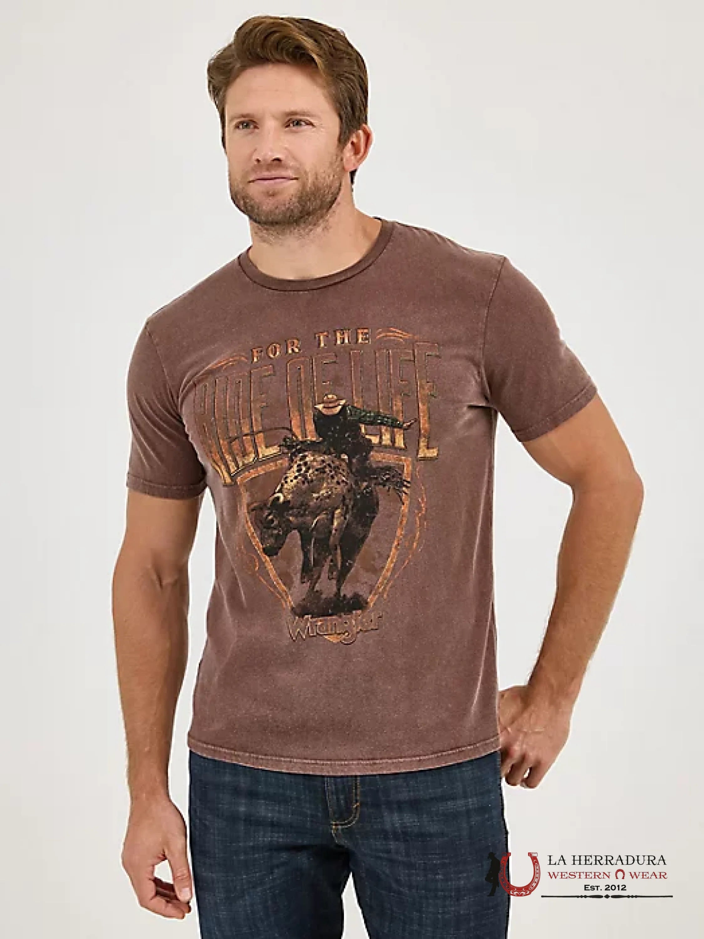 MEN’S WRANGLER FOR THE RIDE OF LIFE GRAPHIC T-SHIRT - 1859 ROPA HOMBRES