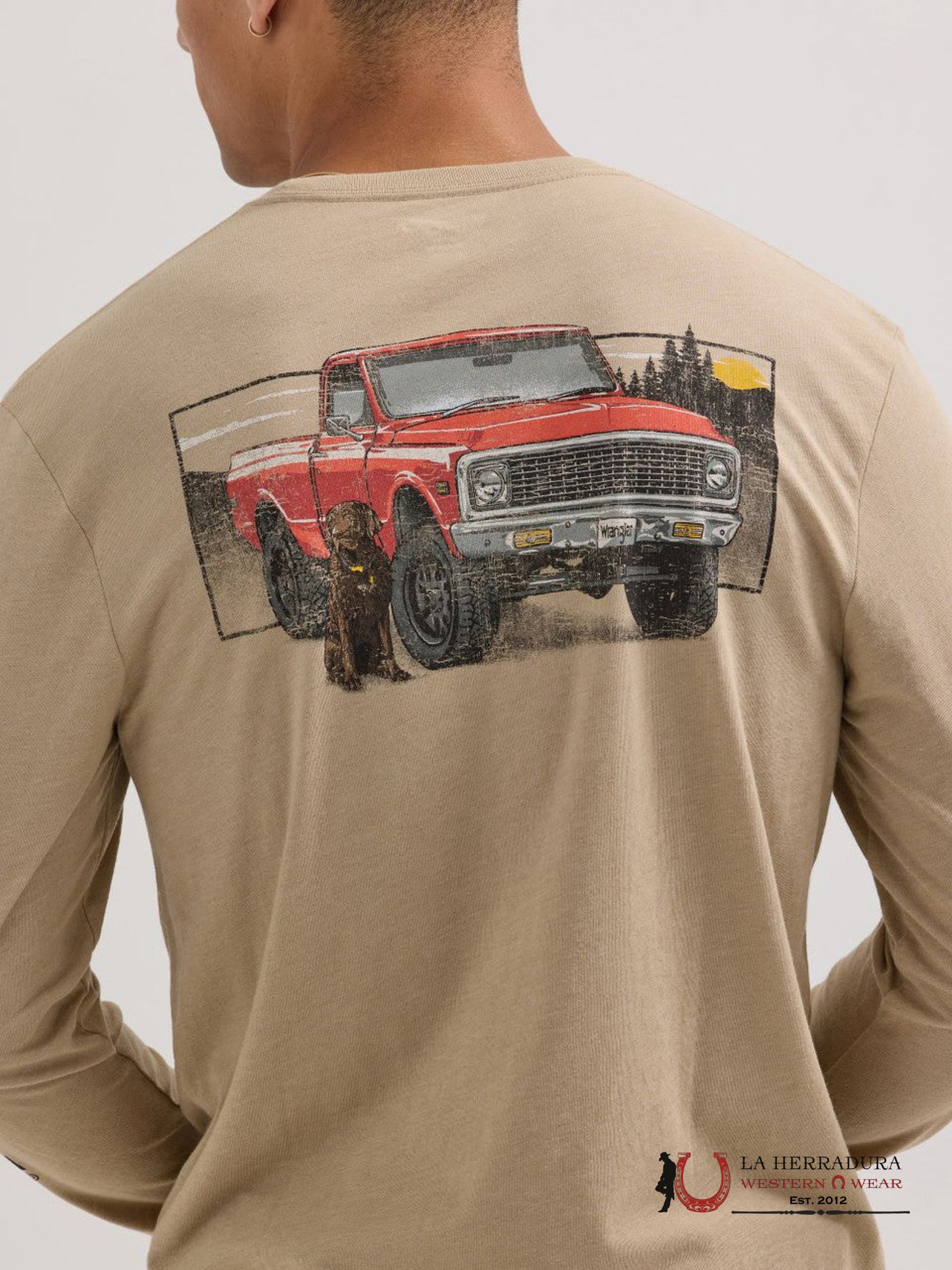 MEN’S WRANGLER PUP TRUCK T-SHIRT 112354219 ROPA HOMBRES